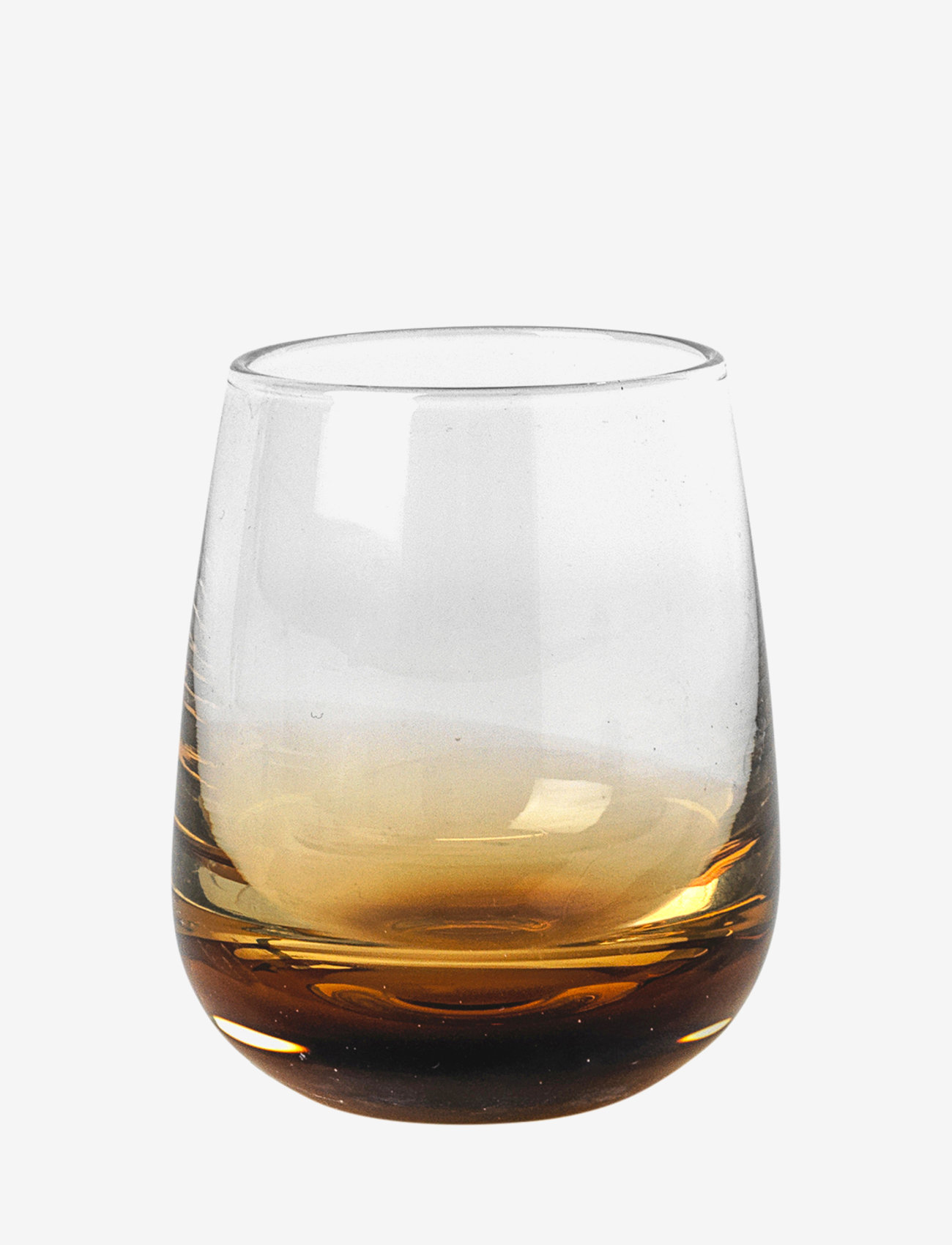 Broste Copenhagen - SHOTS/SNAPSEGLAS 'AMBER' GLAS - køb efter pris - clear/caramel - 0