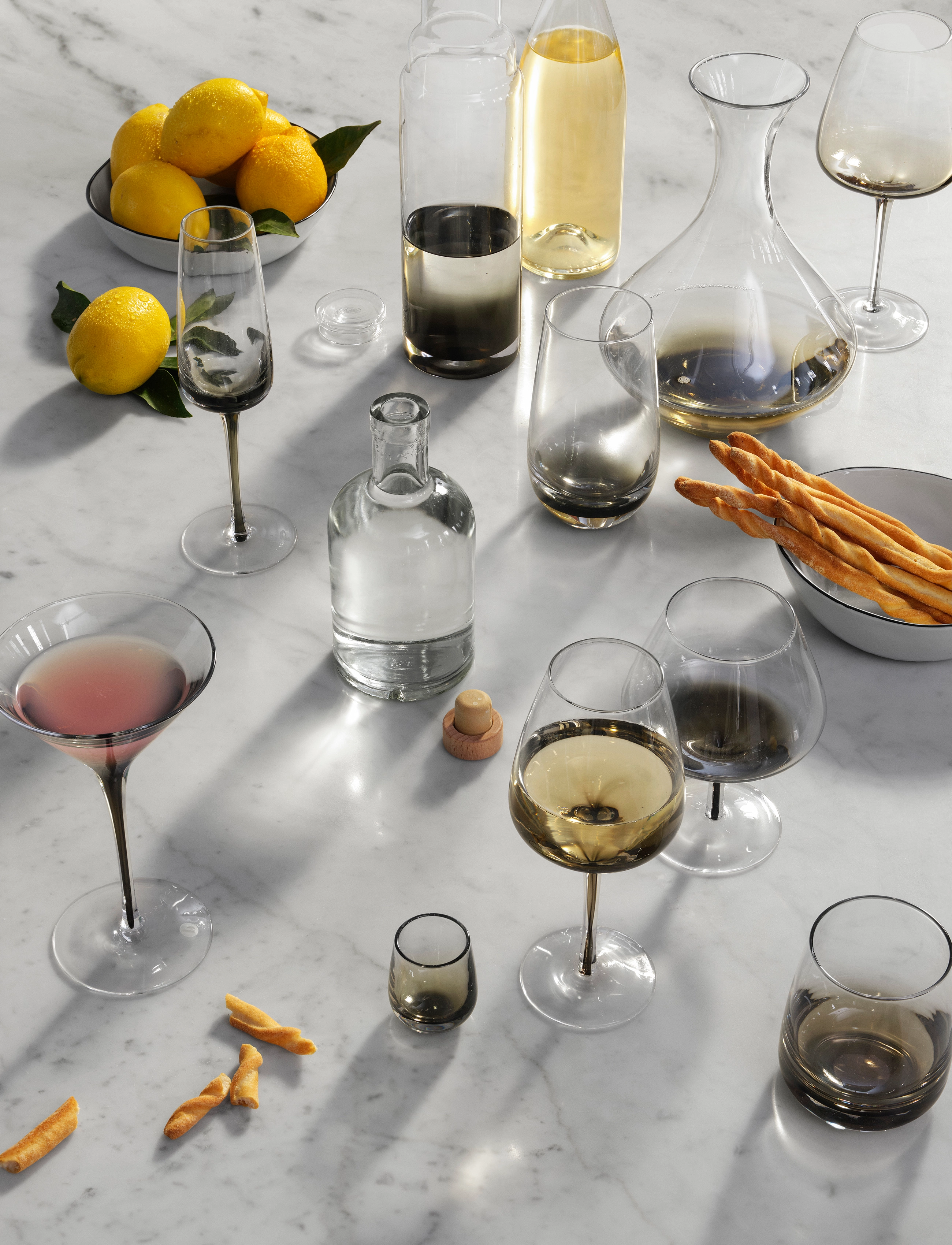 Broste Copenhagen Cognac 'Smoke' Glas, 45 CL, Glass, Nackt - Whiskey & Homeware