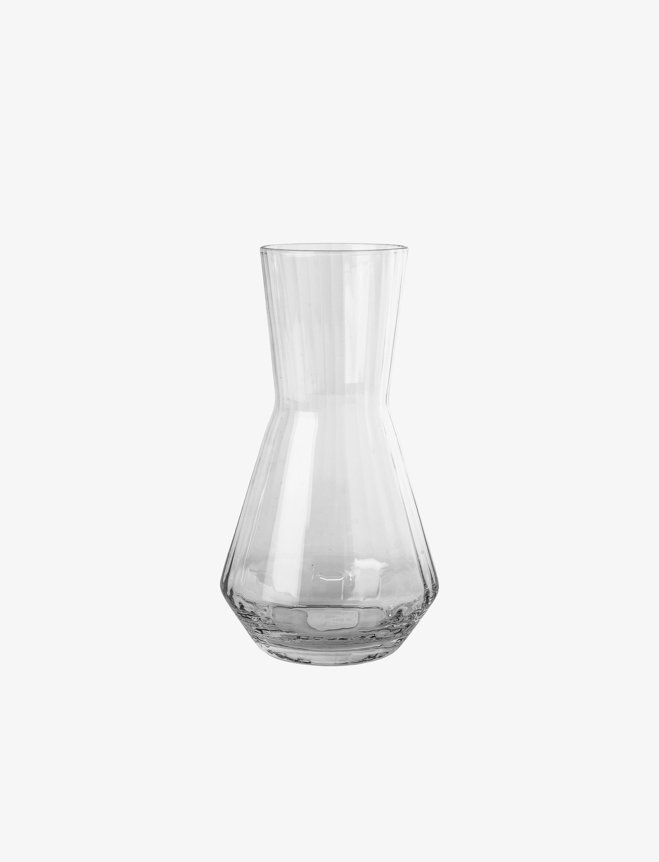 BROSTE COPENHAGEN Karaffel 'Sandvig' Glas CLEAR W/GROOVES - 110 CL - Unisex