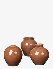 Broste Copenhagen - VASE 'INGRID' - small vases - caramel - 0