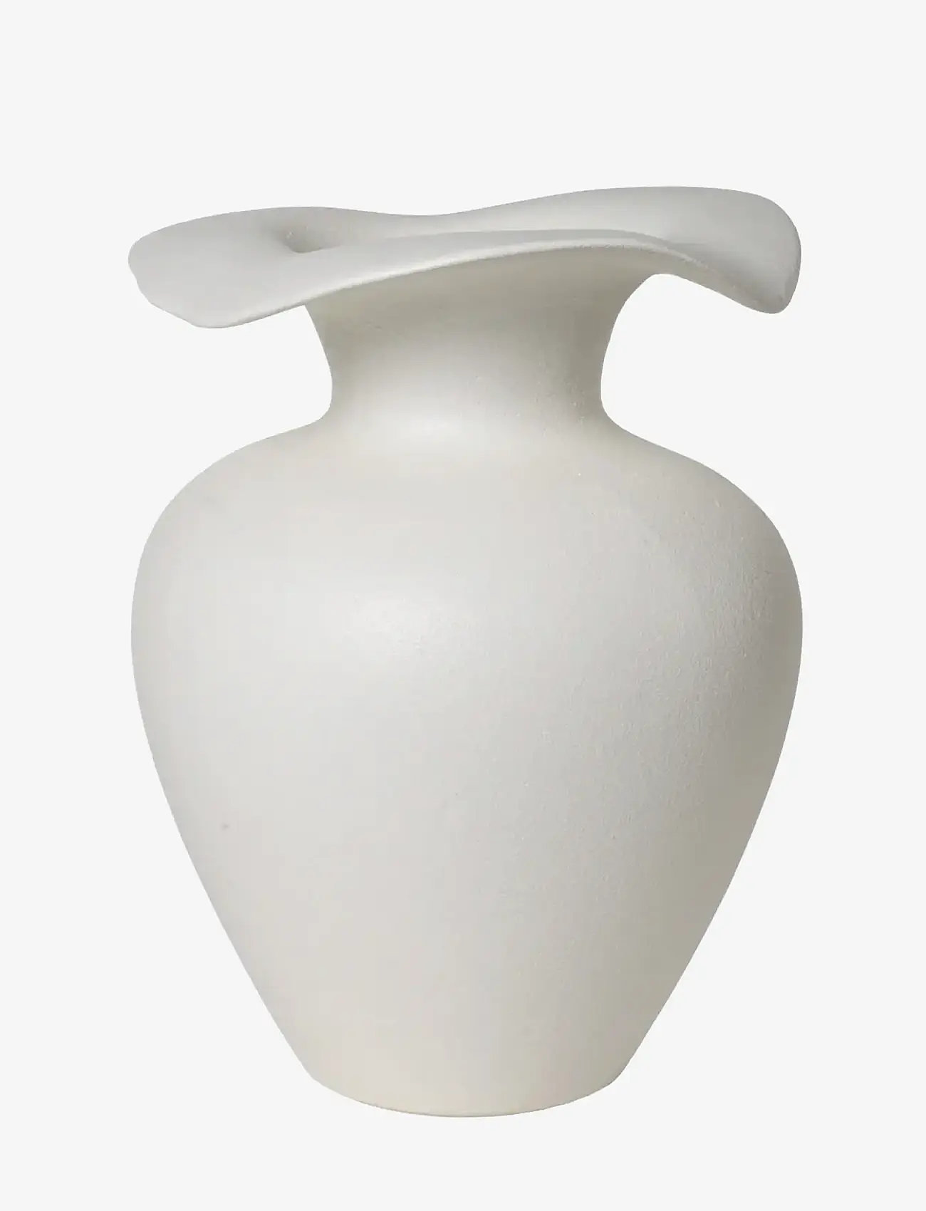 Broste Copenhagen - Florentina Vase M - vasen - off white - 0