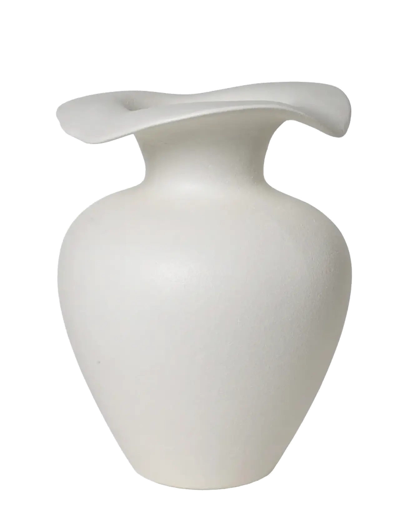Broste Copenhagen Florentina Vase M - Vases - OFF WHITE / cream