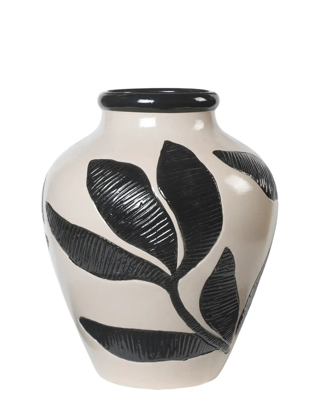 BROSTE COPENHAGEN Herbert Vase Cream - H 40CM - Unisex