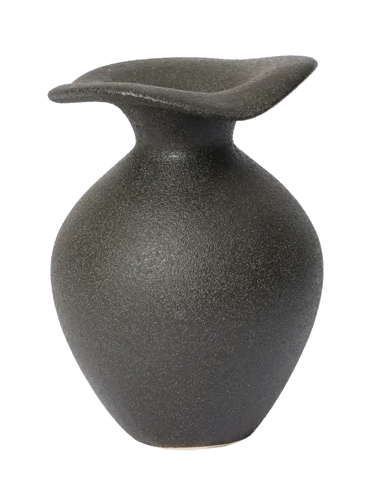 Broste Copenhagen Florentina Vase XS - Vasen - BLACK / black