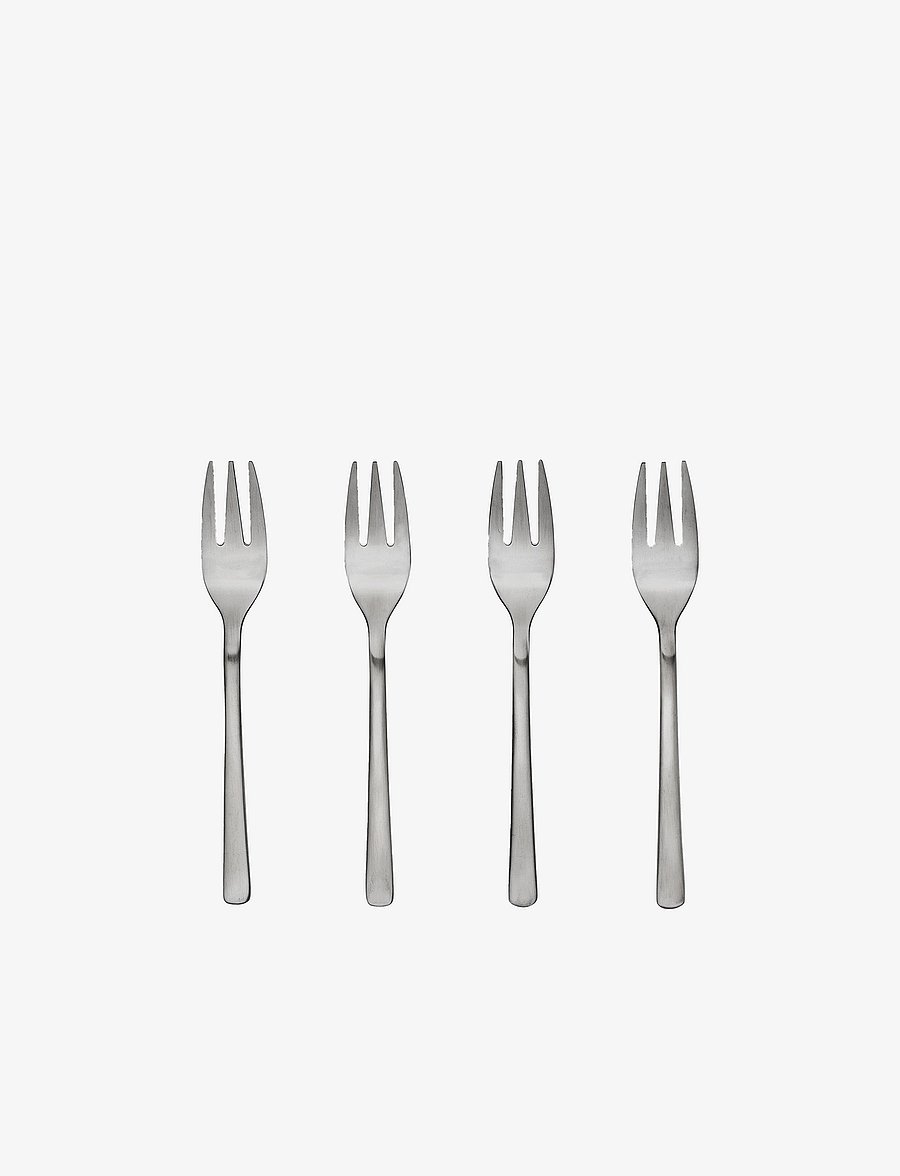 Broste Copenhagen - Hune Cake Fork - kahvlid - brushed satin - 1