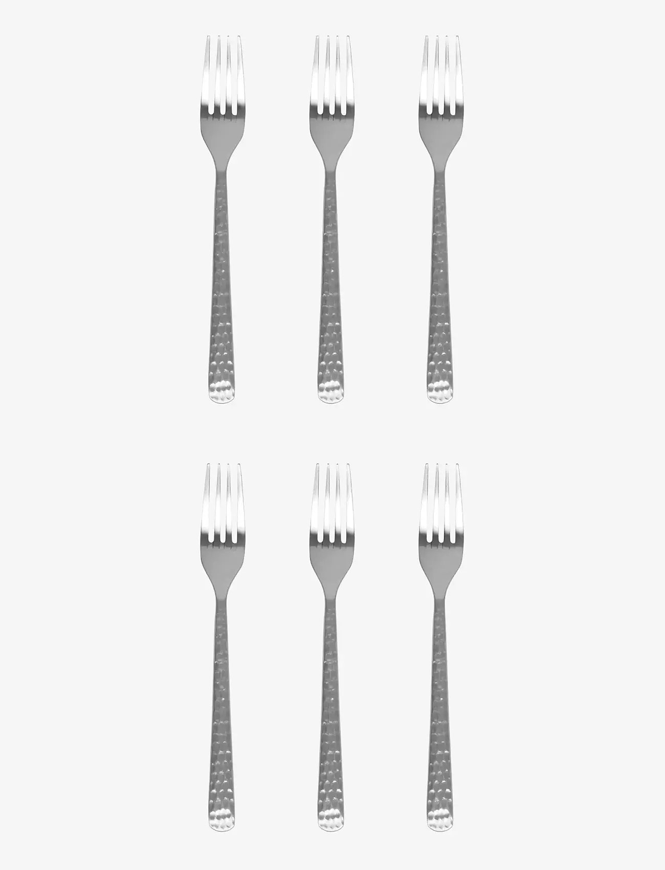 Broste Copenhagen - HUNE Dinner fork - brushed satin hammered - 0