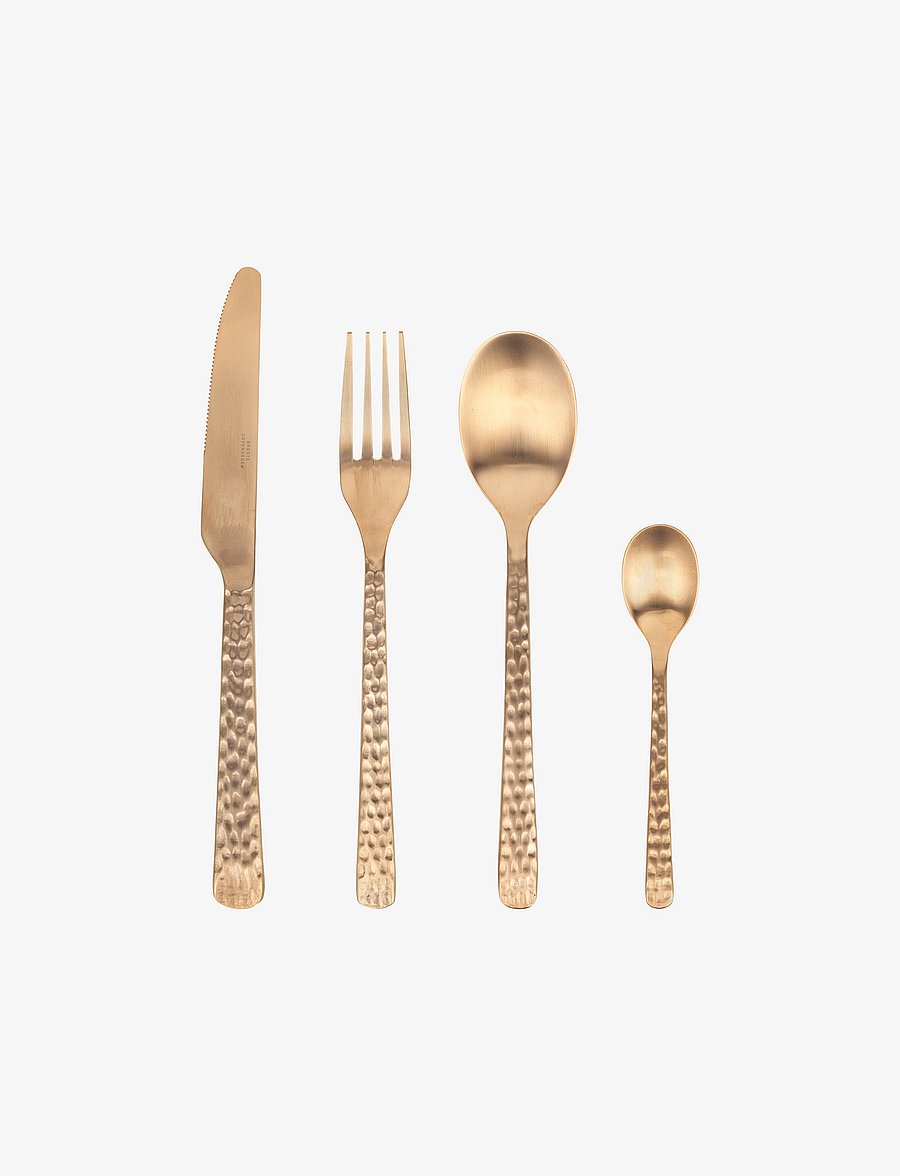 Broste Copenhagen - HUNE Cutlery set - osta hinna alusel - copper hammered - 1