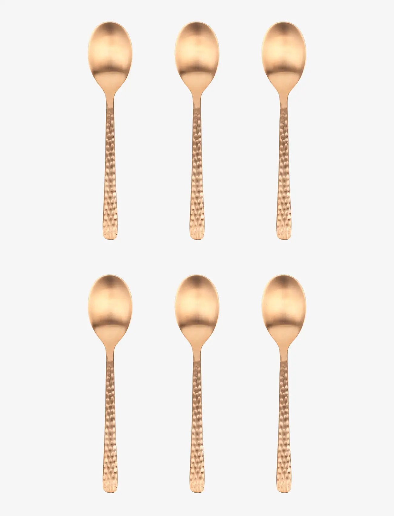 Broste Copenhagen - Middagsske 'hune' - spiseskeer - copper hammered - 0