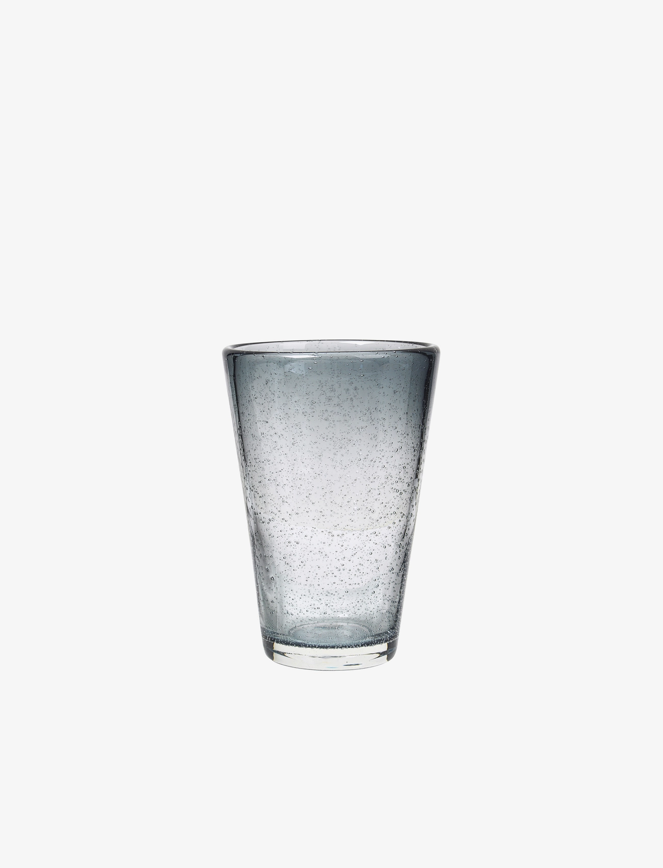 GLAS TALL 'BUBBLE' TYKT GLAS - GREY