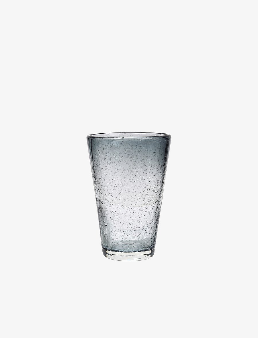 Broste Copenhagen - Tall glass Bubble - dzeramās glāzes - grey - 0