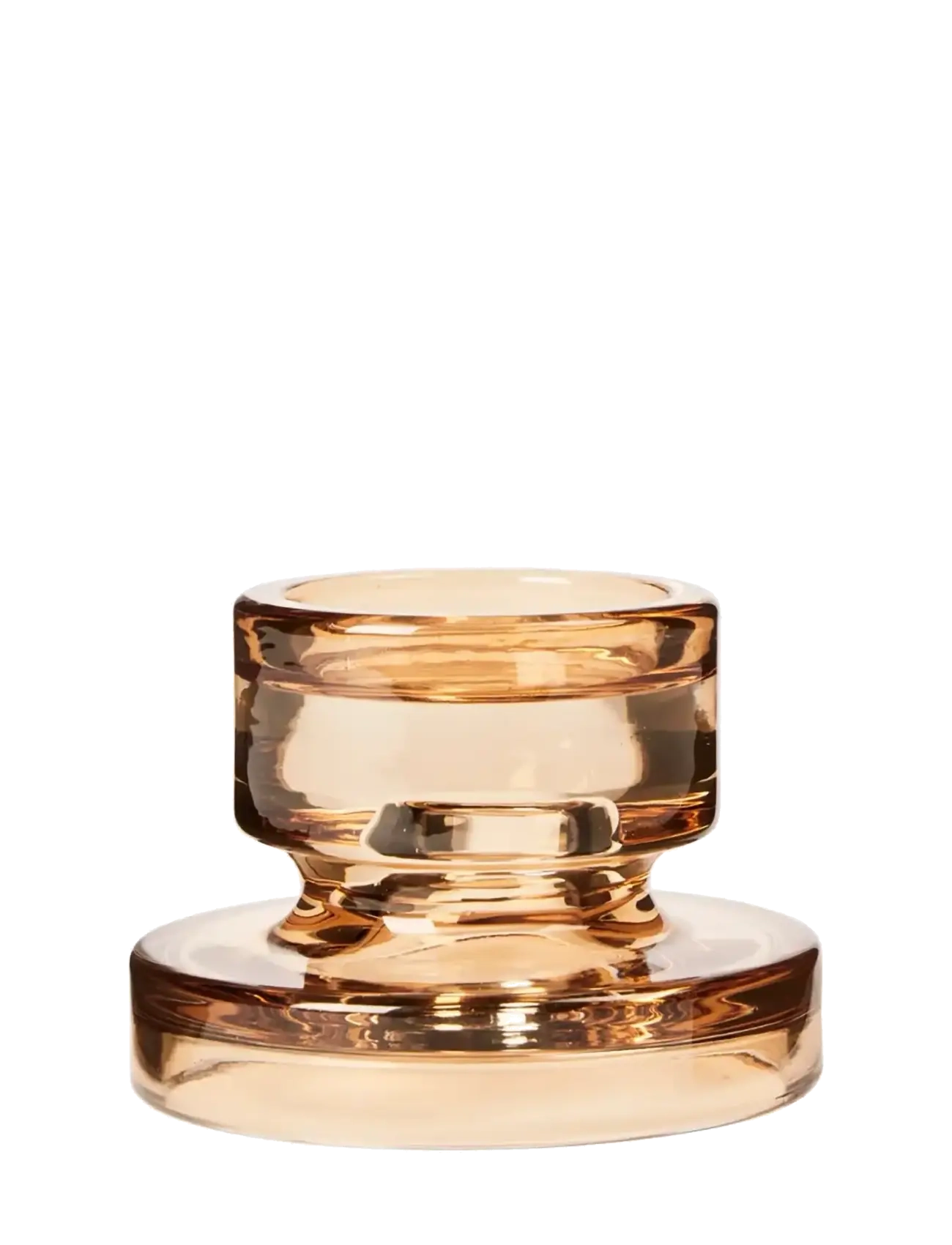 BROSTE COPENHAGEN Petra Candle Holder Beige - H8CM - Unisex