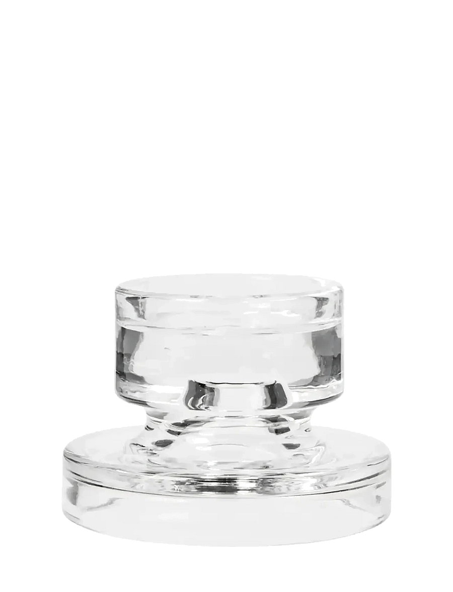 Broste Copenhagen - Petra Candle Holder - küünlajalad - clear - 1
