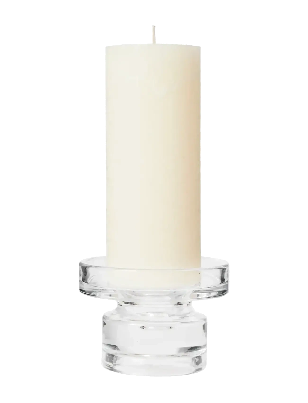 Broste Copenhagen - Petra Candle Holder - lysestager & fyrfadsstager - clear - 2
