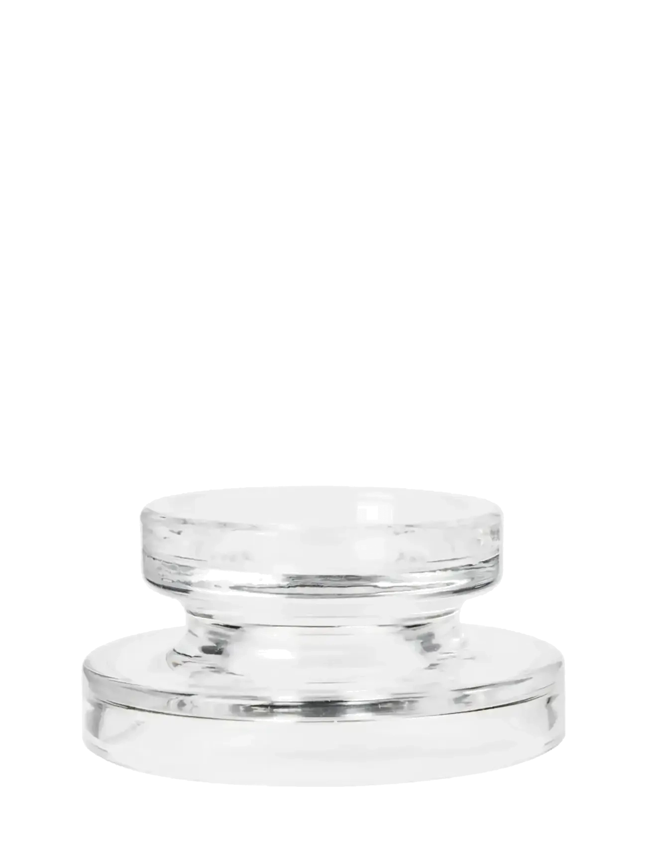 BROSTE COPENHAGEN Petra Candle Holder CLEAR - H6.5CM - Unisex