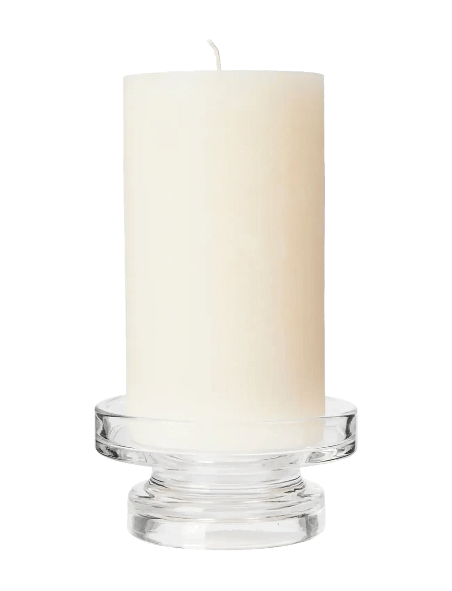 Broste Copenhagen - Petra Candle Holder - küünlajalad - clear - 2