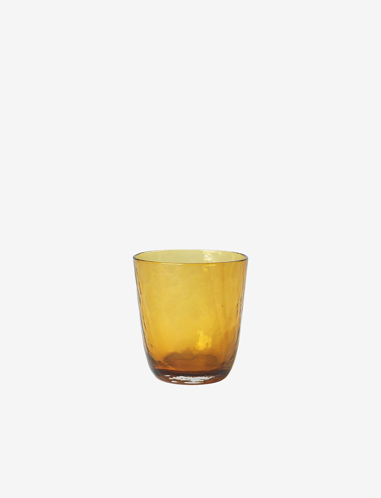 Broste Copenhagen - Drinking glass Hammered - madalaimad hinnad - glass amber - 0