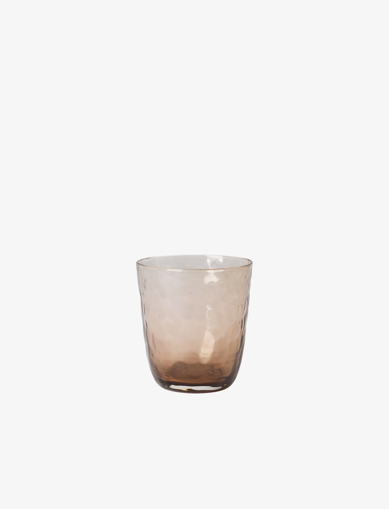 BROSTE COPENHAGEN Drikkeglas 'Hammered' GLASS Braun - 33.5 CL - Unisex