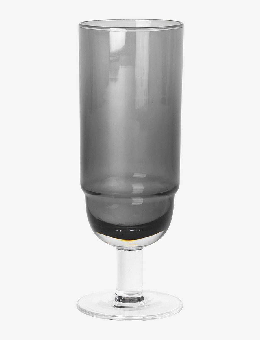 Broste Copenhagen - Champagne glass Nordic bistro - Šampano taurės - grey - 1