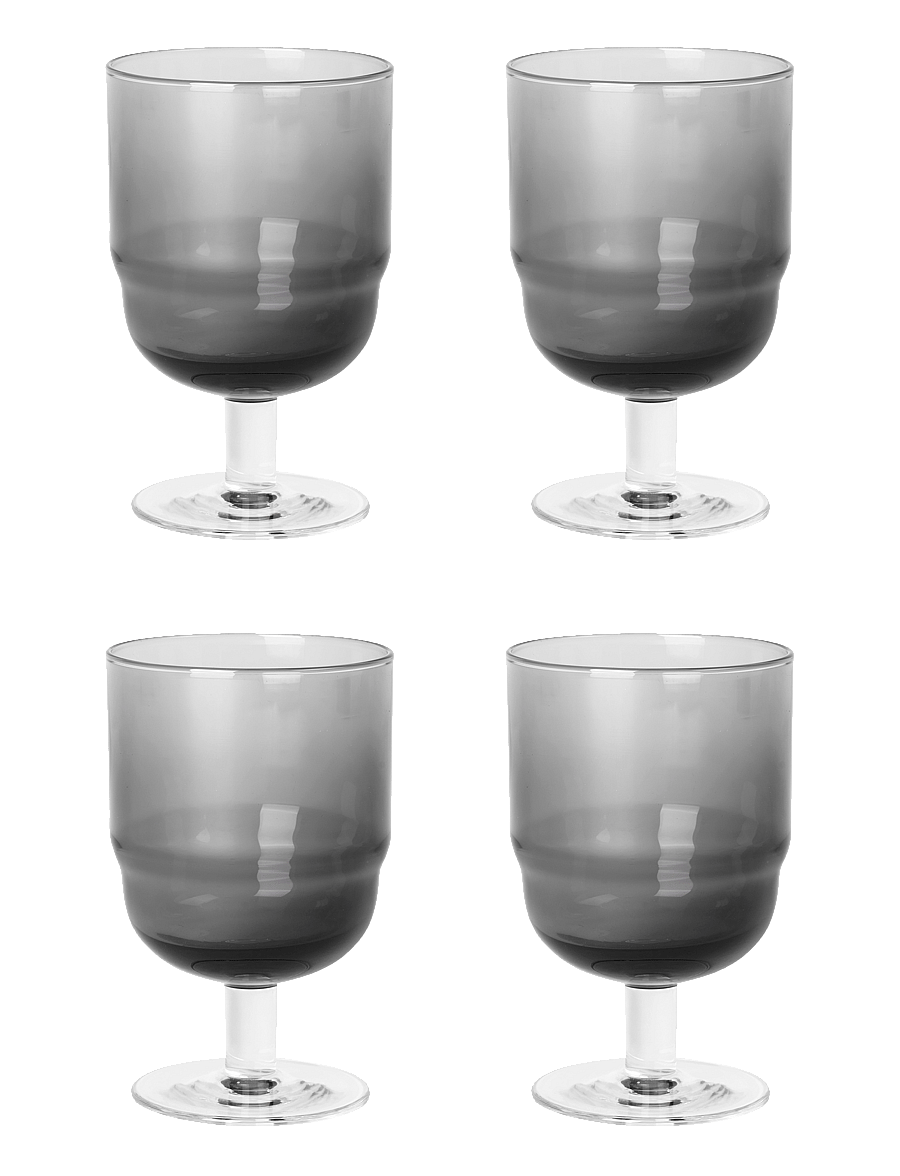 Broste Copenhagen - Red wine glass Nordic bistrp - punase veini pokaalid - grey - 0