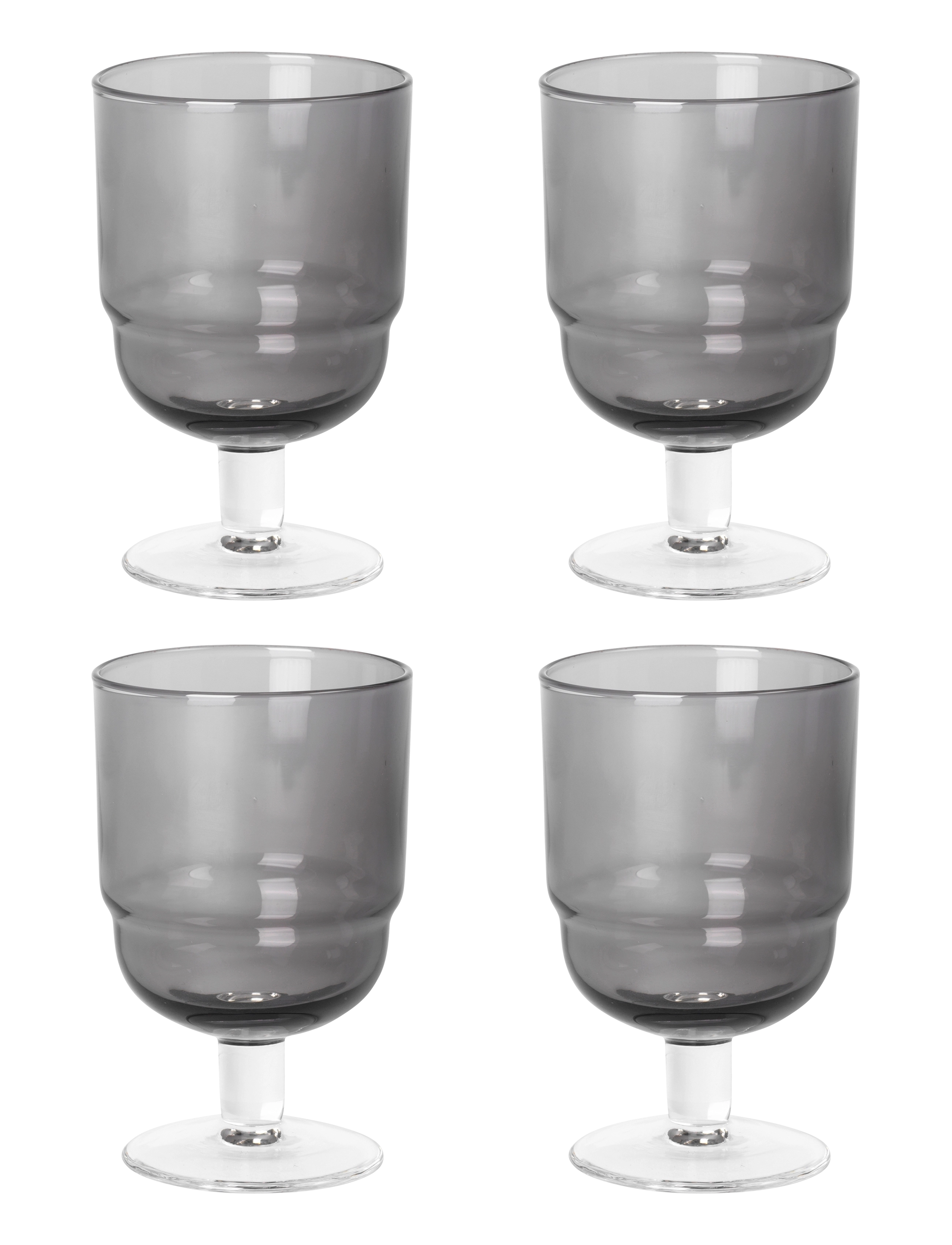 BROSTE COPENHAGEN Hvidvinsglas 'Nordic Bistro' Grau - 20 CL - Unisex