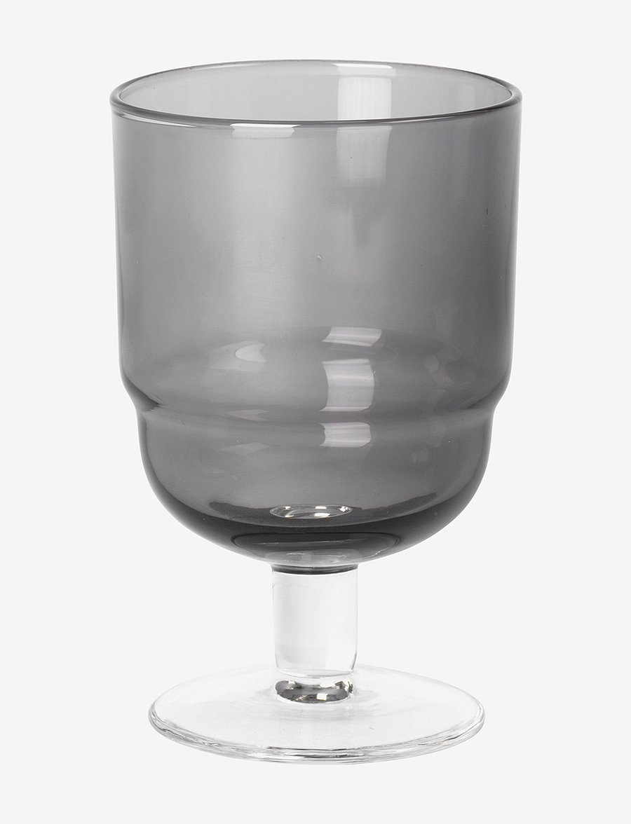 Broste Copenhagen - White wine glass Nordic bistro - valge veini pokaalid - grey - 1