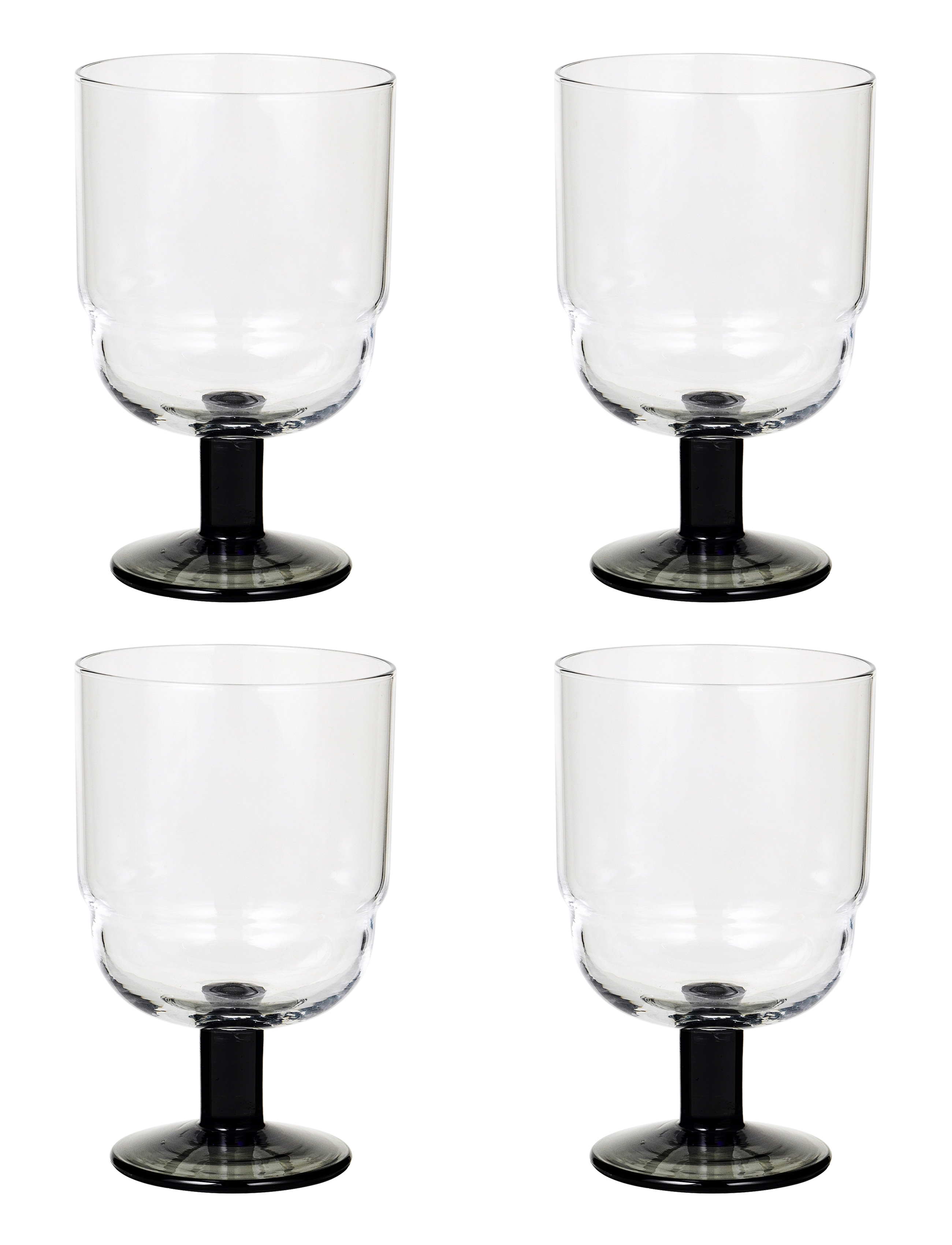 BROSTE COPENHAGEN Nordic Bistro Rot Wine Glass Grau - 25 CL - Unisex