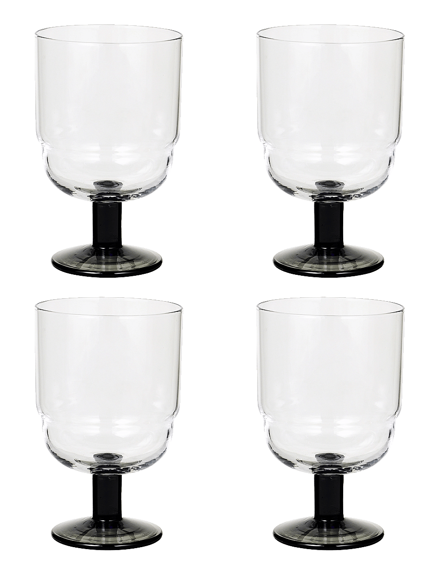 Broste Copenhagen - Nordic Bistro Red wine glass - madalaimad hinnad - smoke grey/clear - 0
