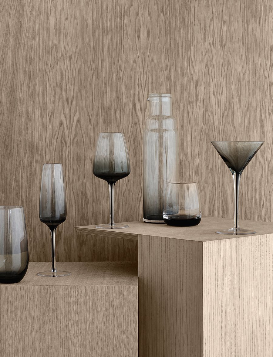 Broste Copenhagen - Smoke Carafe - veekannud - grey - 0