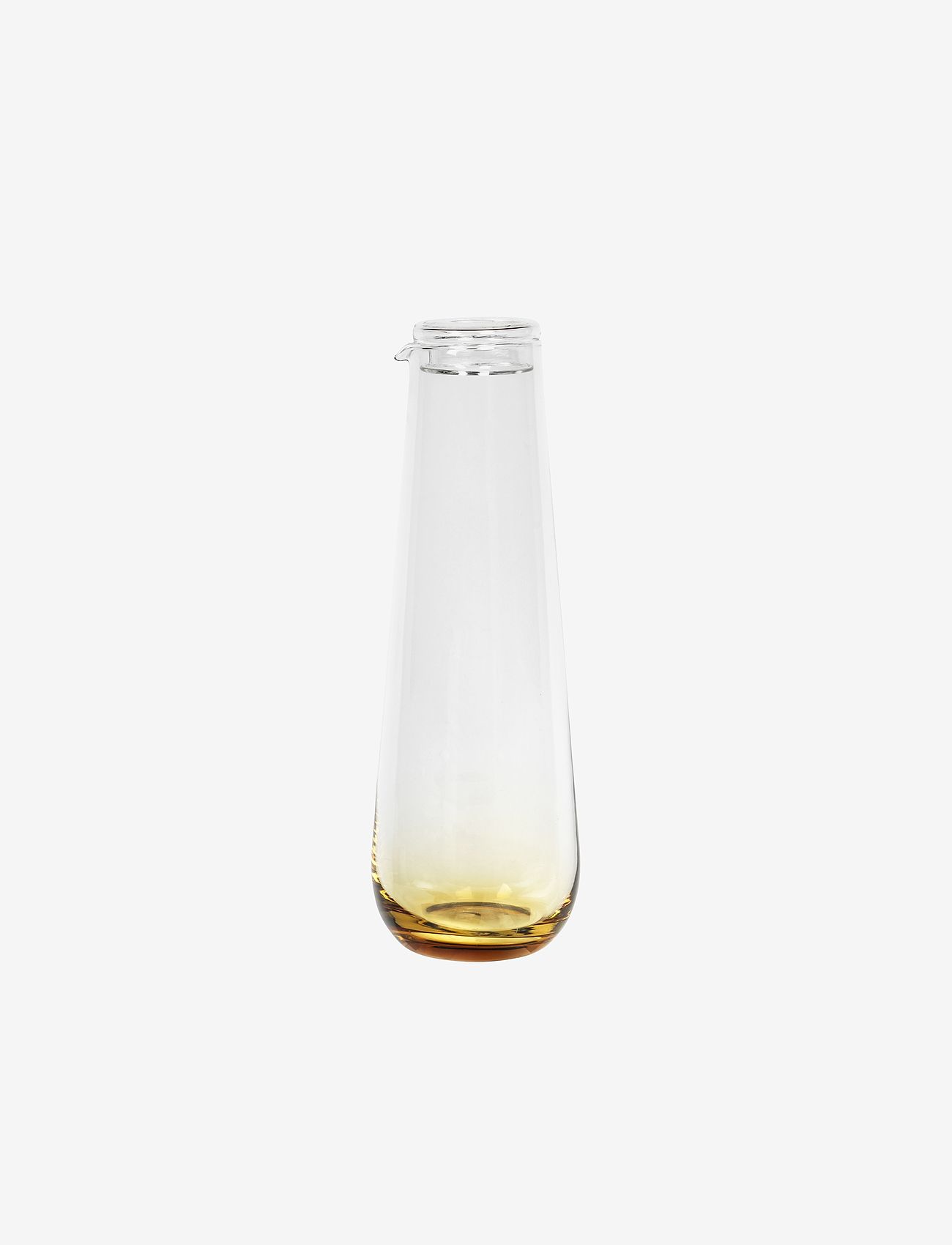Broste Copenhagen - Pitcher Amber Mouth -Blown Glass - veekannud - amber - 0