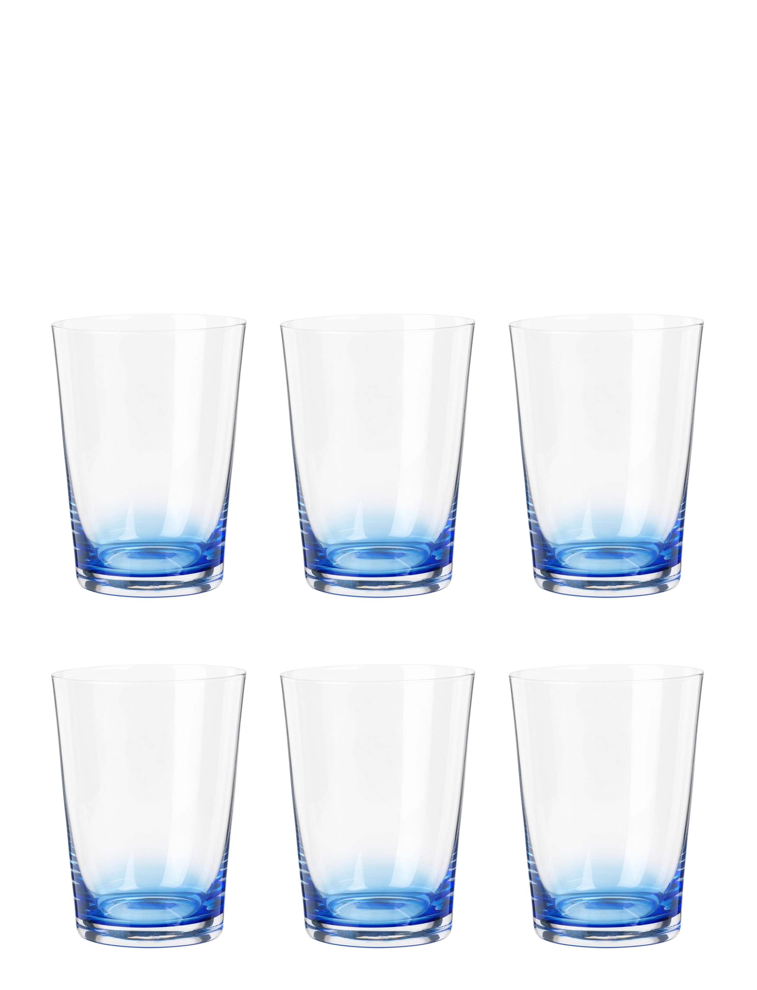 Broste Copenhagen Hue - Szkło - GLAS CLEAR/BLUE / blue