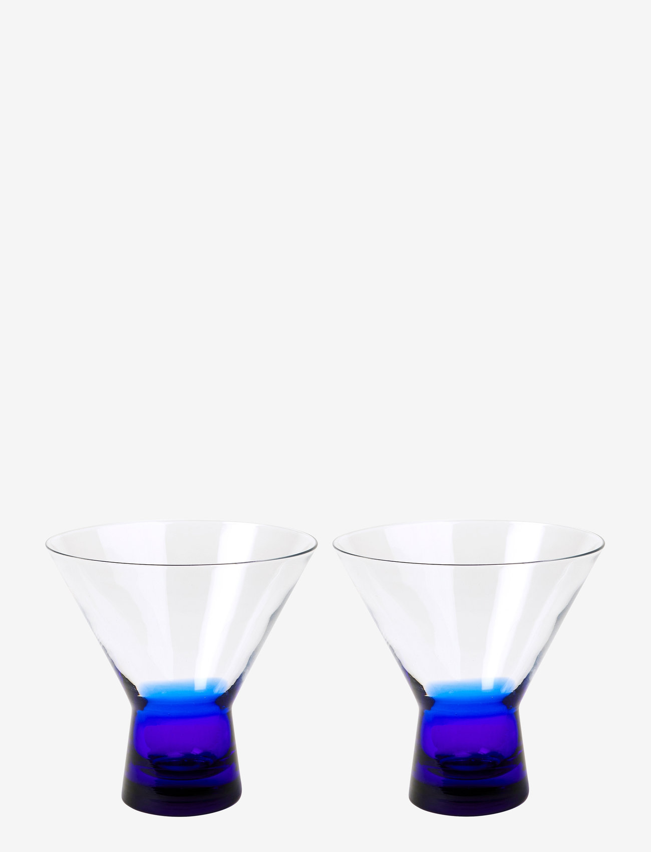 Broste Copenhagen - Konus Cocktailglass - najniższe ceny - intense blue - 0