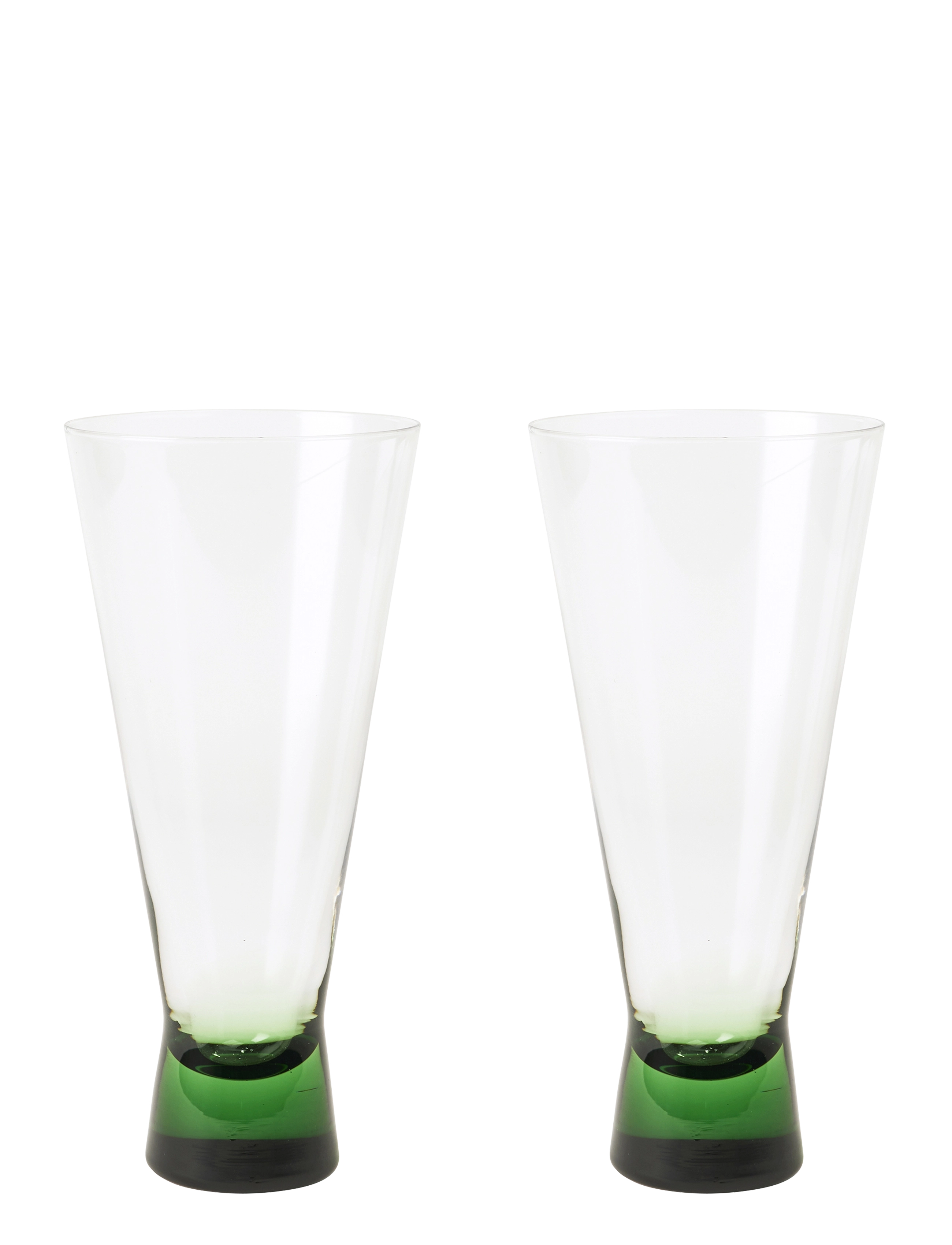 Broste Copenhagen - Konus Cocktail glass - cocktail & martini glasses - green - 1