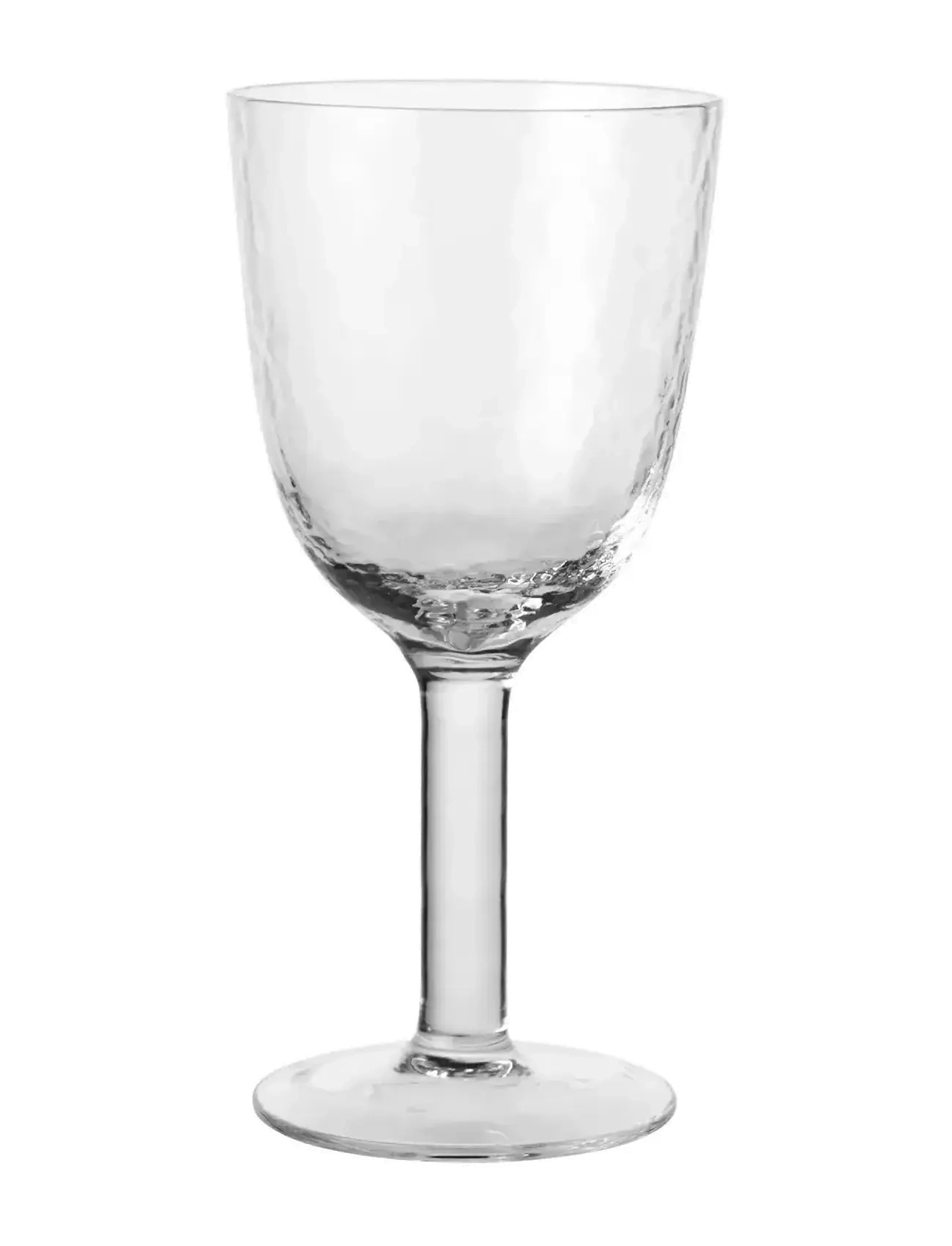 Broste Copenhagen Hammered White Wine Glass, 30 CL, Nackt - Glasses, Homeware