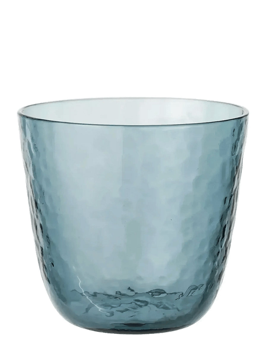 Broste Copenhagen - Hammered Tumbler - joogiklaasid - blue - 0