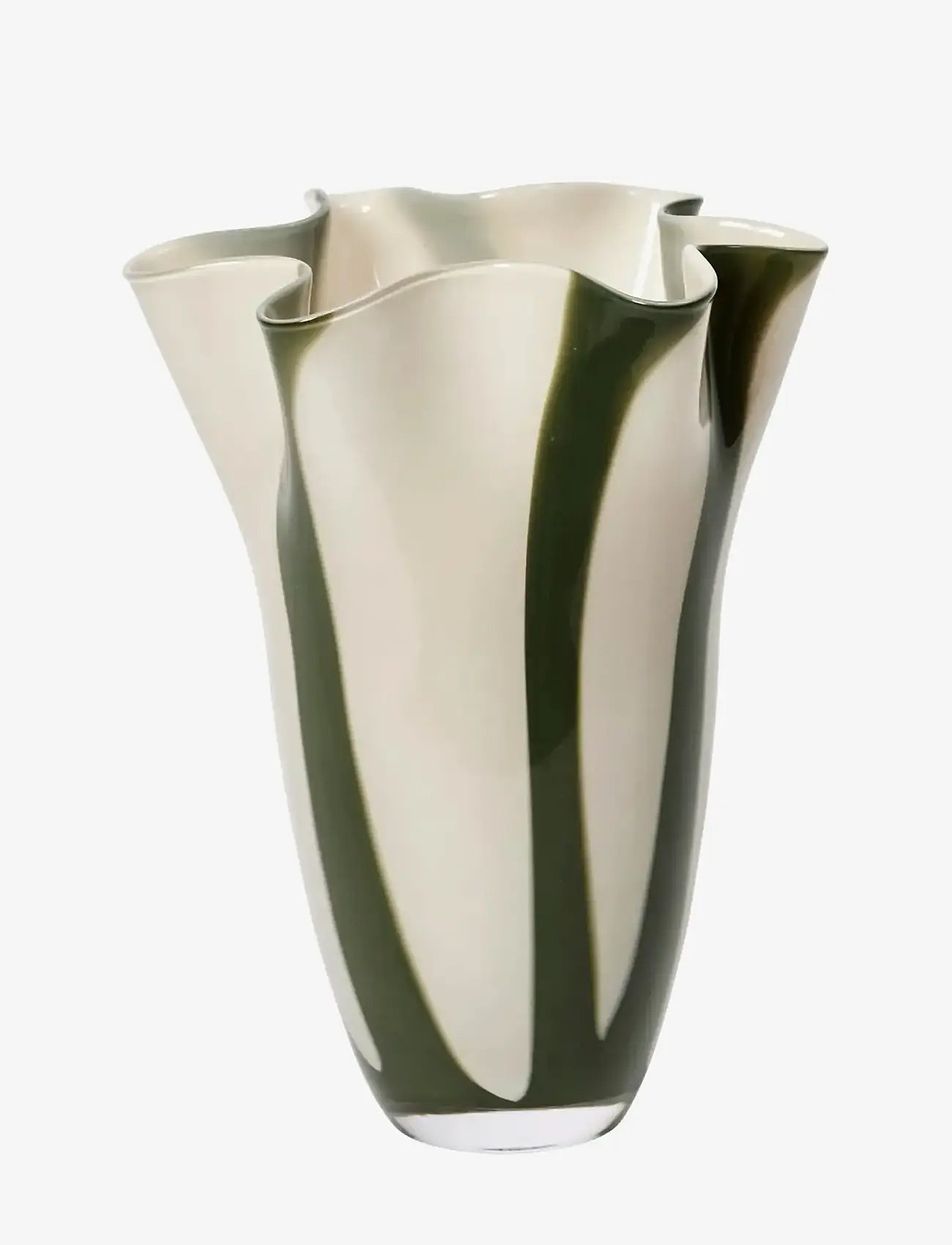 Broste Copenhagen - Liva Vase - vaser - green - 0