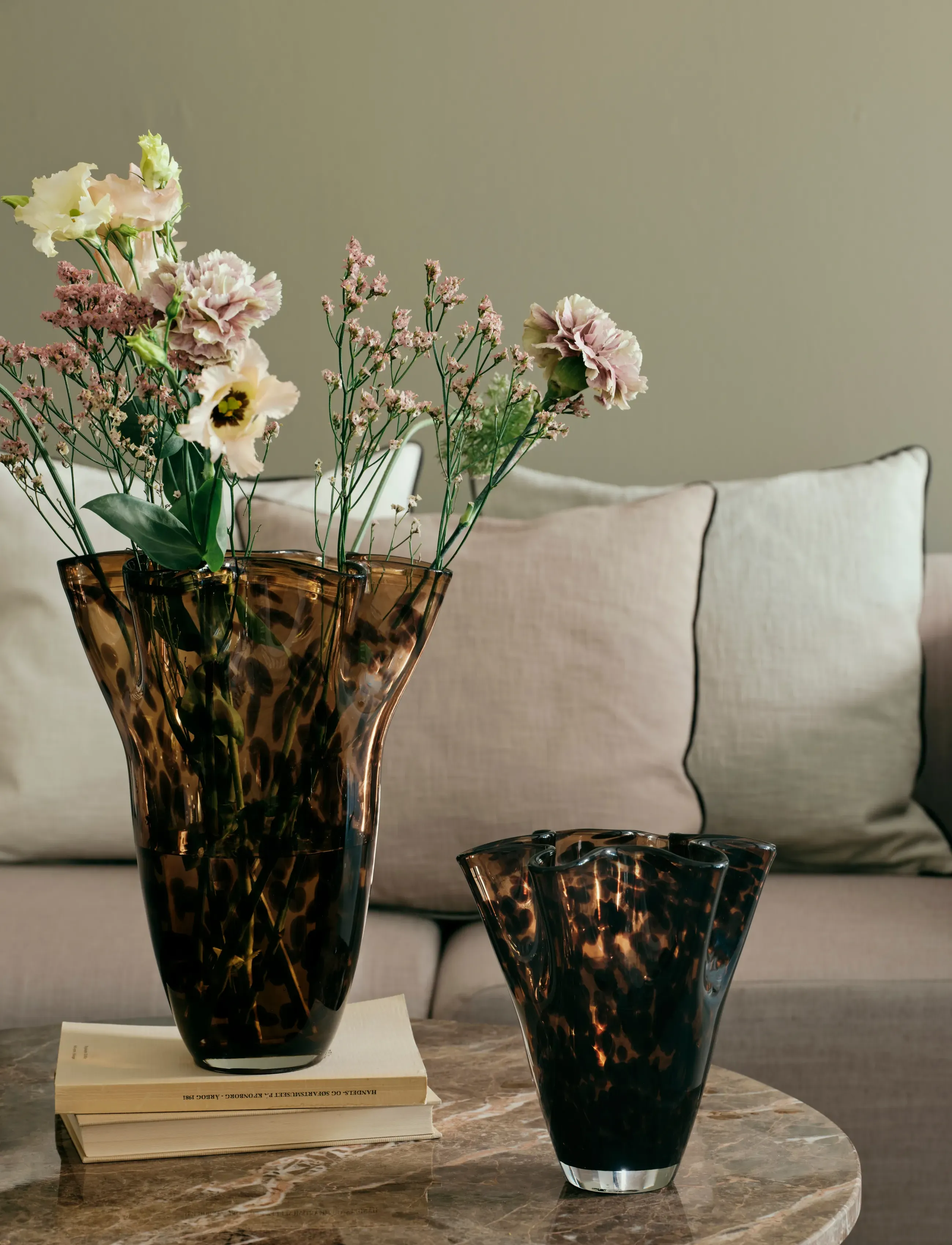 Broste Copenhagen Liva Vase, H 19 cm, Vases, Braun - Other Homeware