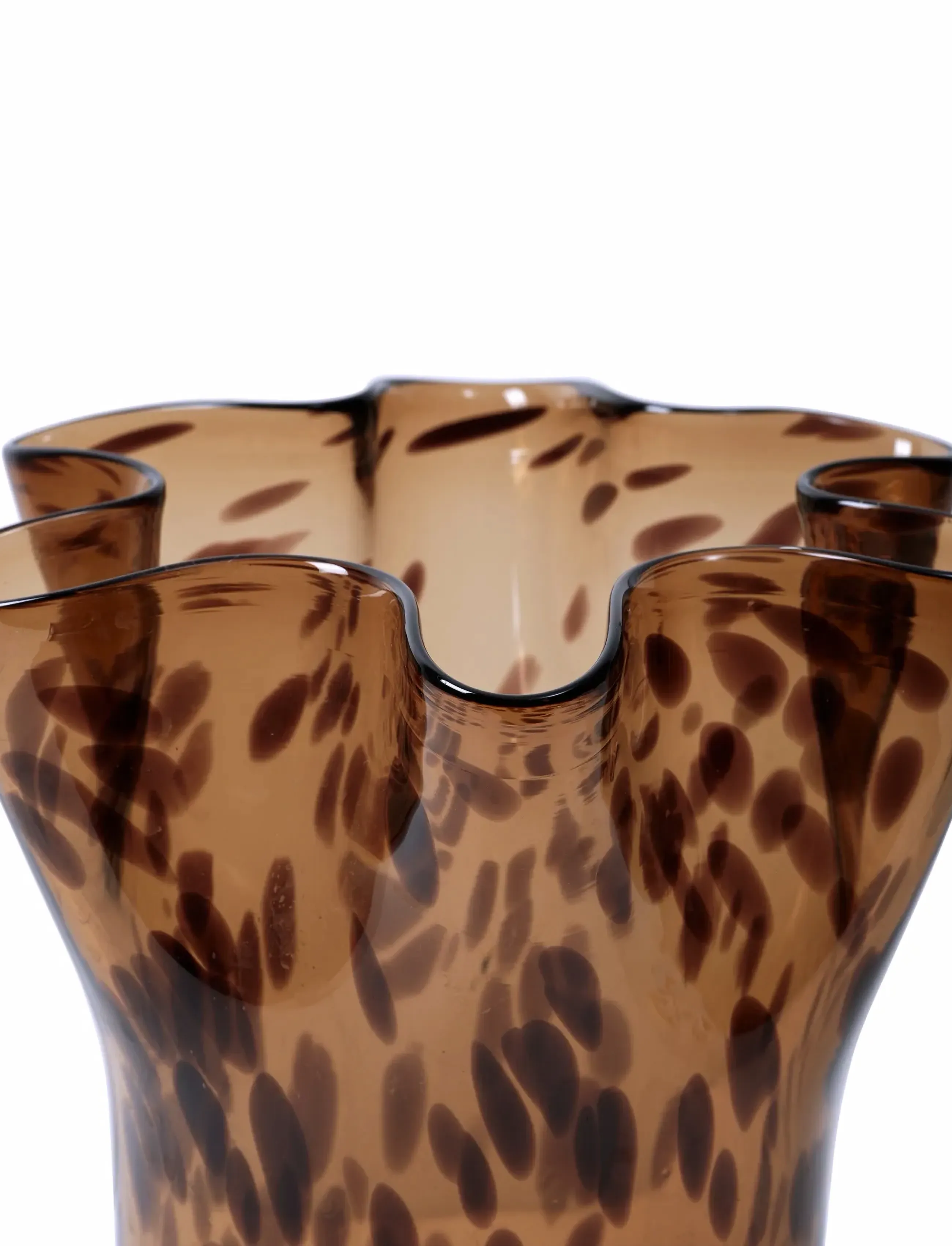 Broste Copenhagen - Liva Vase - vaasid - brown - 2