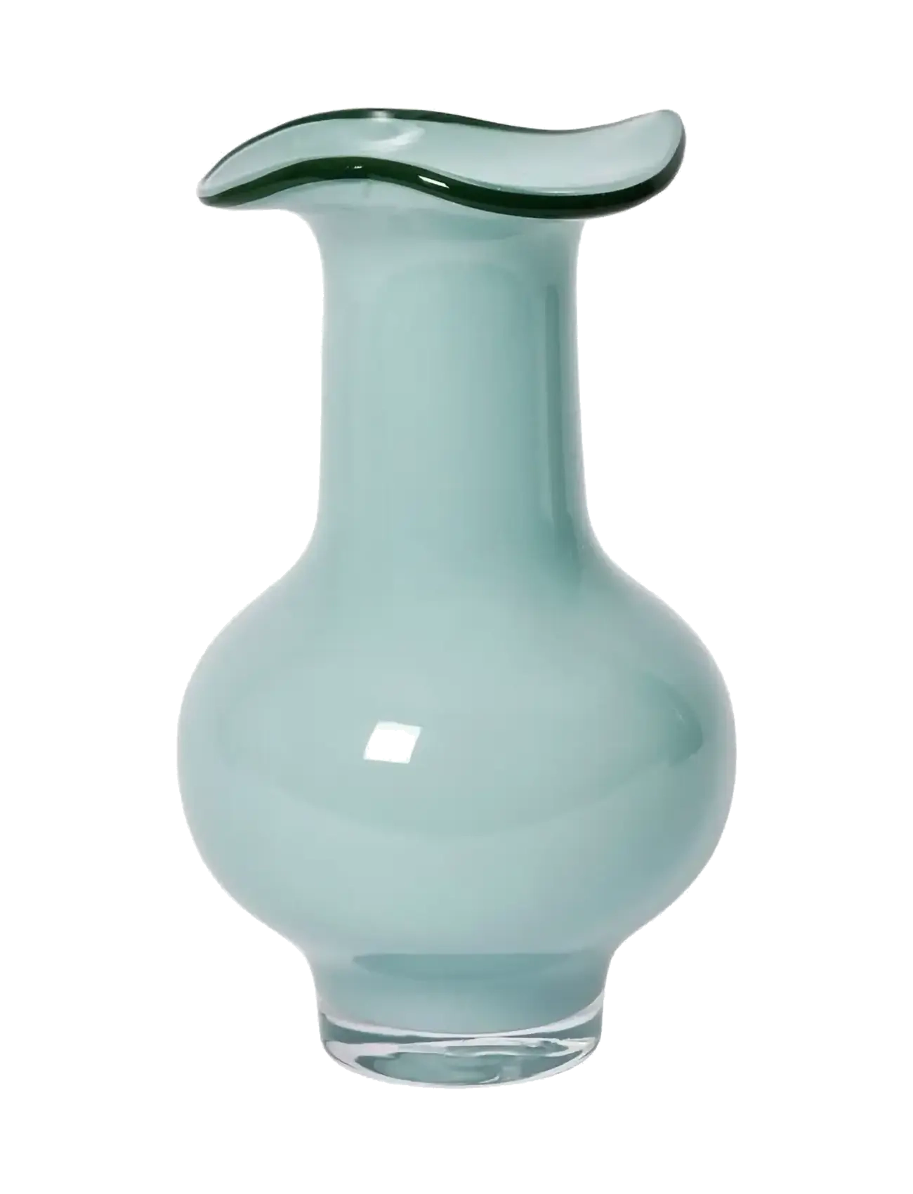 BROSTE COPENHAGEN Mirja Vase Blau - H 26CM - Unisex