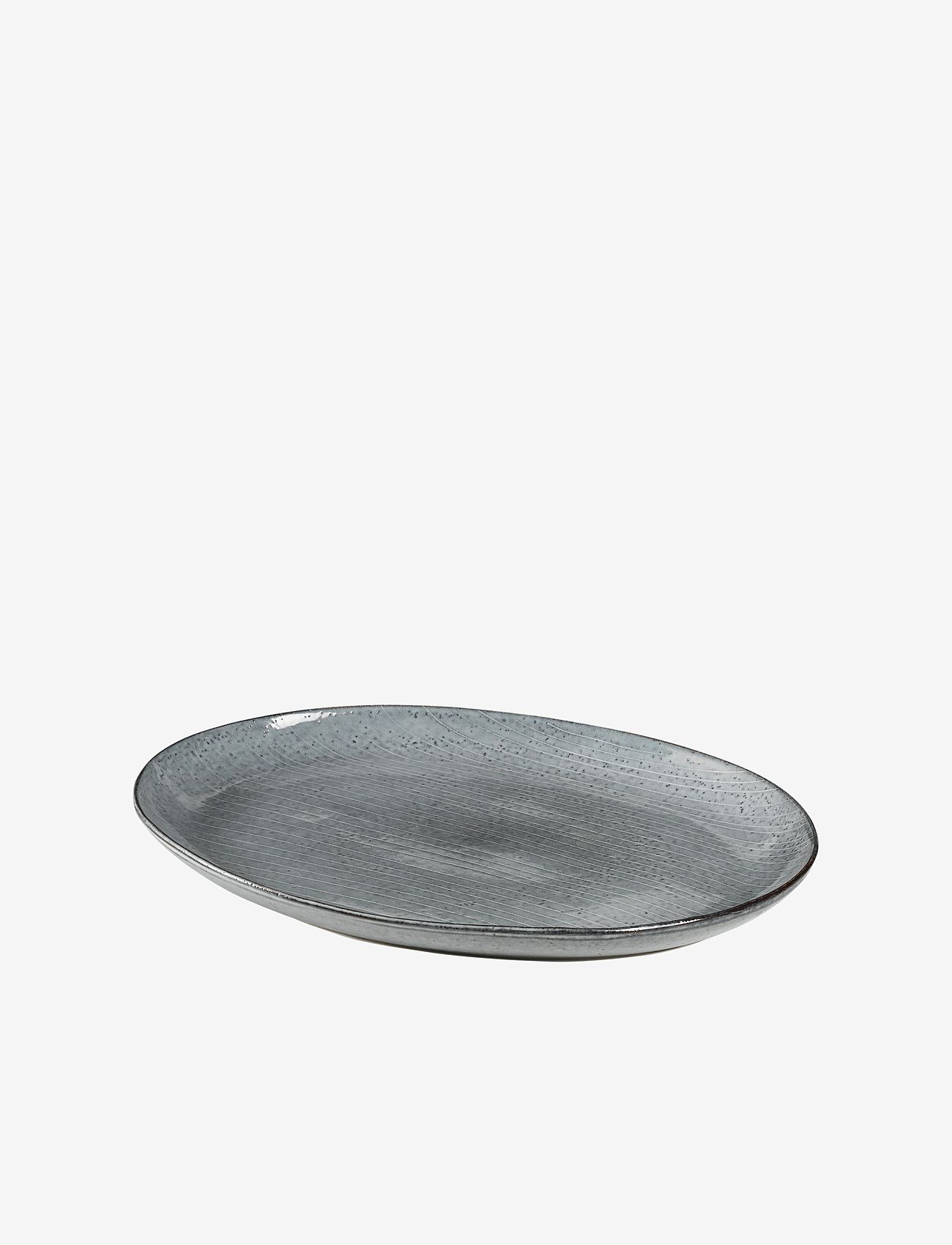 Broste Copenhagen - Plate oval Nordic Sea - dinner plates - nordic sea - 1