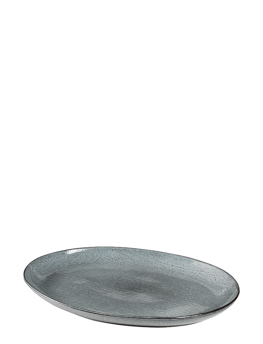 Broste Copenhagen - FAD OVAL 'NORDIC SEA' STENTØJ - middagstallerkner - nordic sea - 2