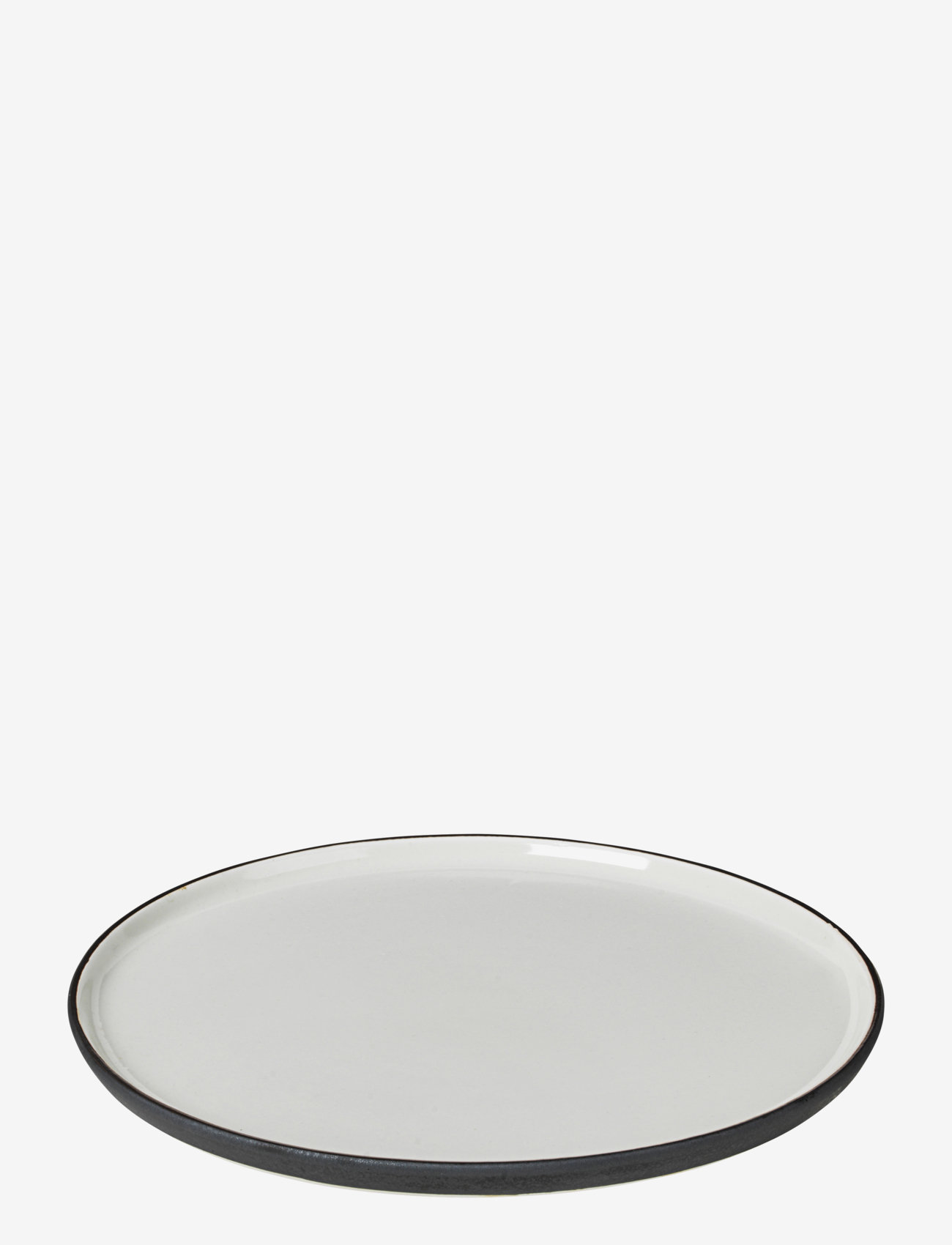 Broste Copenhagen - Plate Esrum - ivory/grey - 0