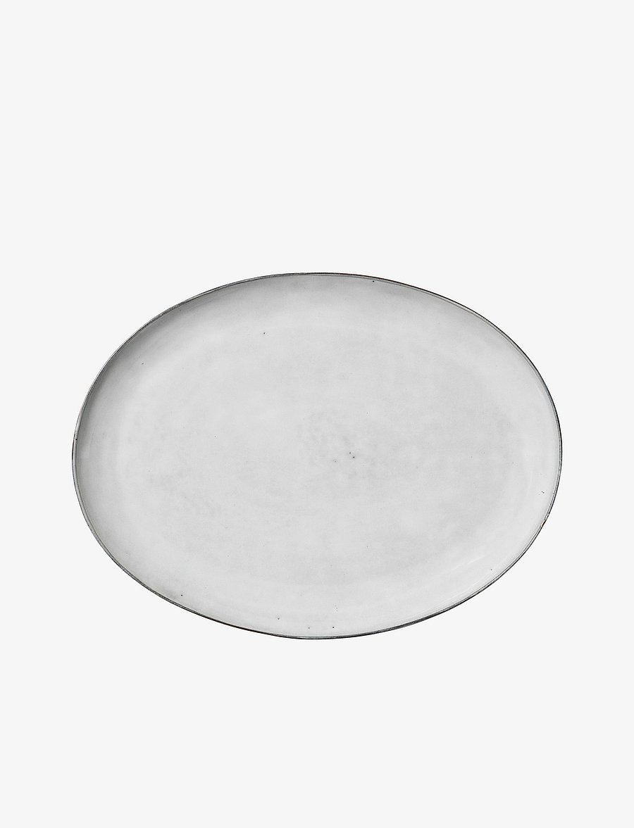 Broste Copenhagen - FAD OVAL 'NORDIC SAND' - middagstallerkner - nordic sand - 0