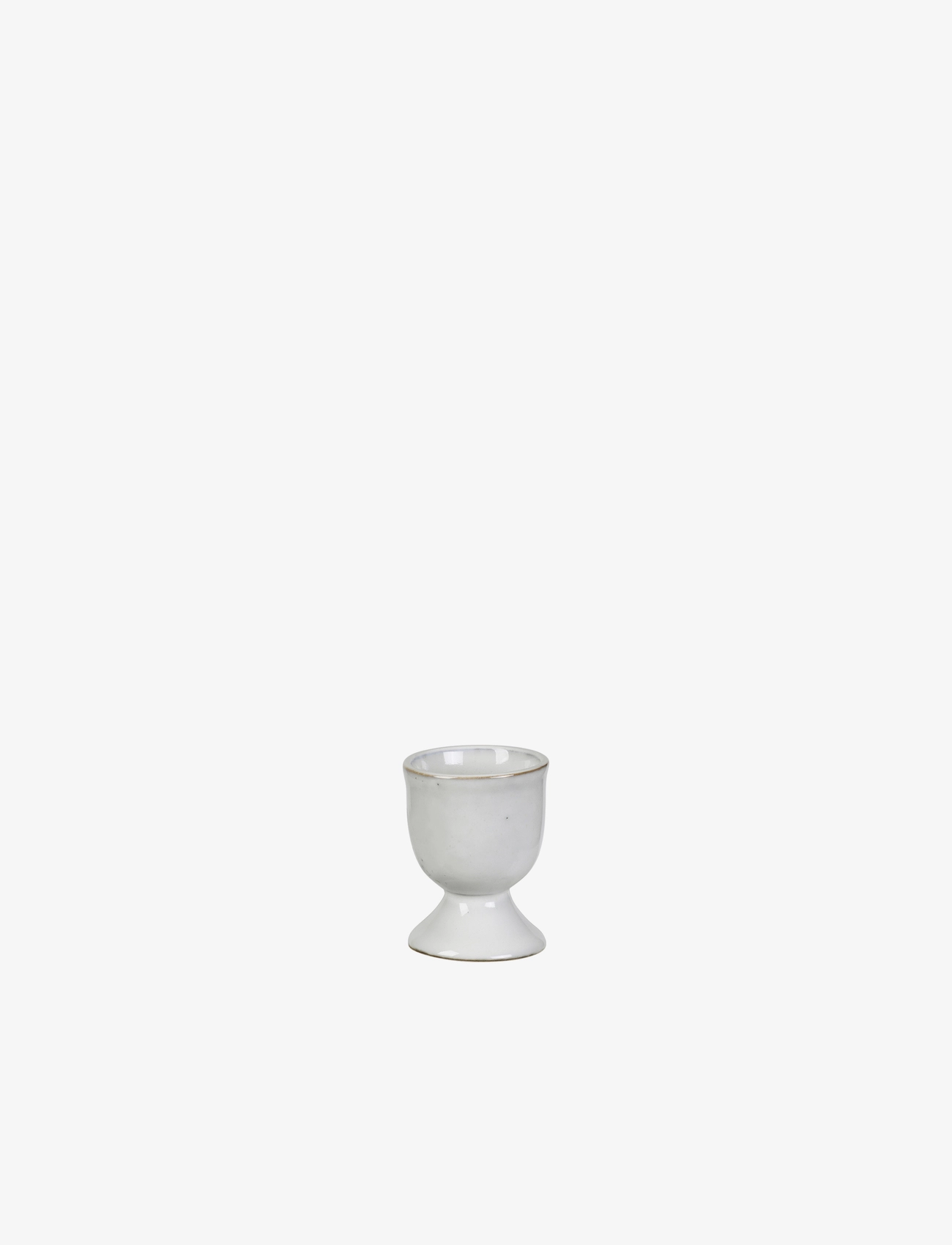 BROSTE COPENHAGEN Æggebæger 'Nordic Sand' Stentøj Weiß - Ø5CM - Unisex
