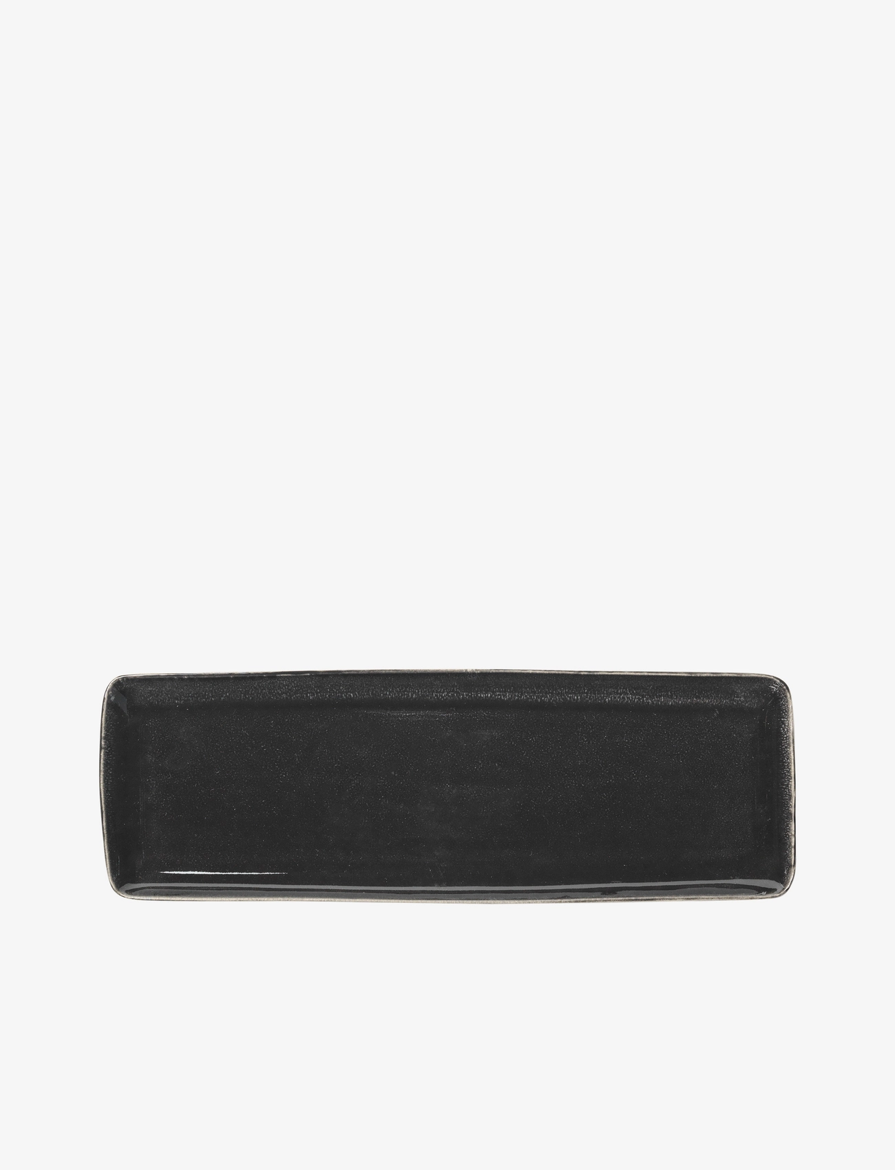 Broste Copenhagen Fad 'Nordic Coal', 12.5X35X2.5 cm, Serving Dishes, Schwarz - Platters, Homeware