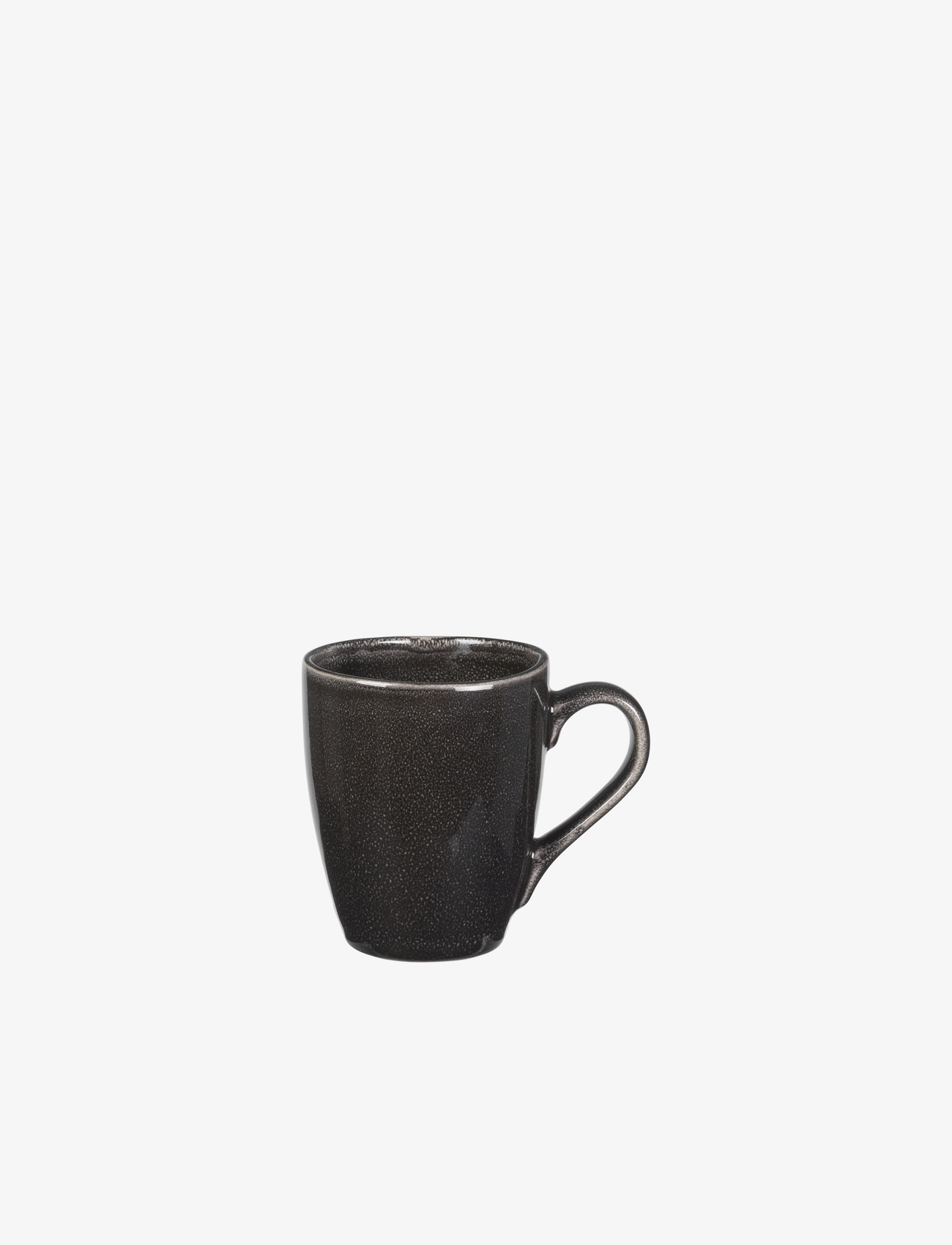 Broste Copenhagen Krus 'Nordic Coal' M/ Hank, 25 CL, Cups & Mugs, Schwarz - Coffee Cups, Homeware