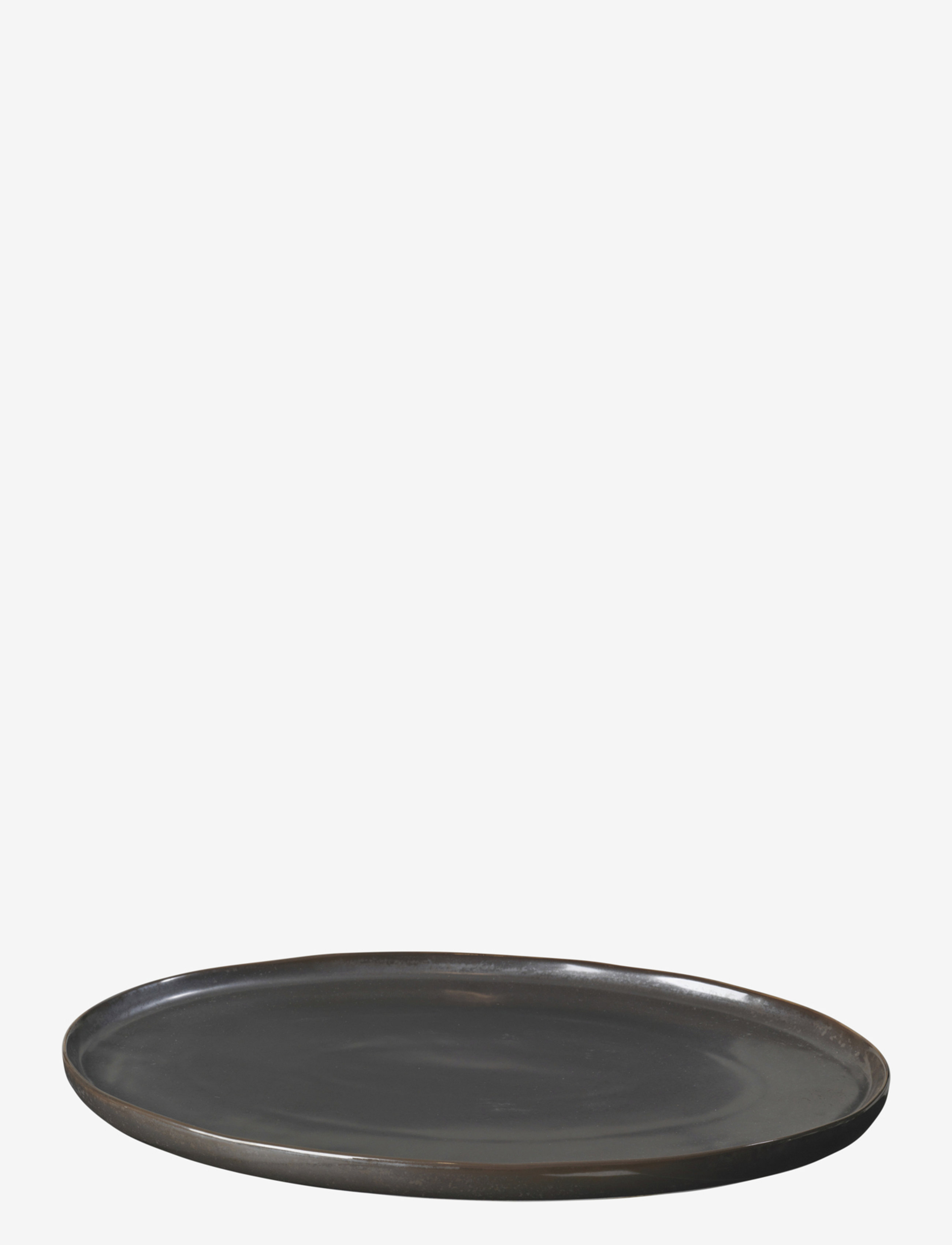 BROSTE COPENHAGEN Fad Oval 'Esrum Night' L Braun - Ø 26 CM - Unisex
