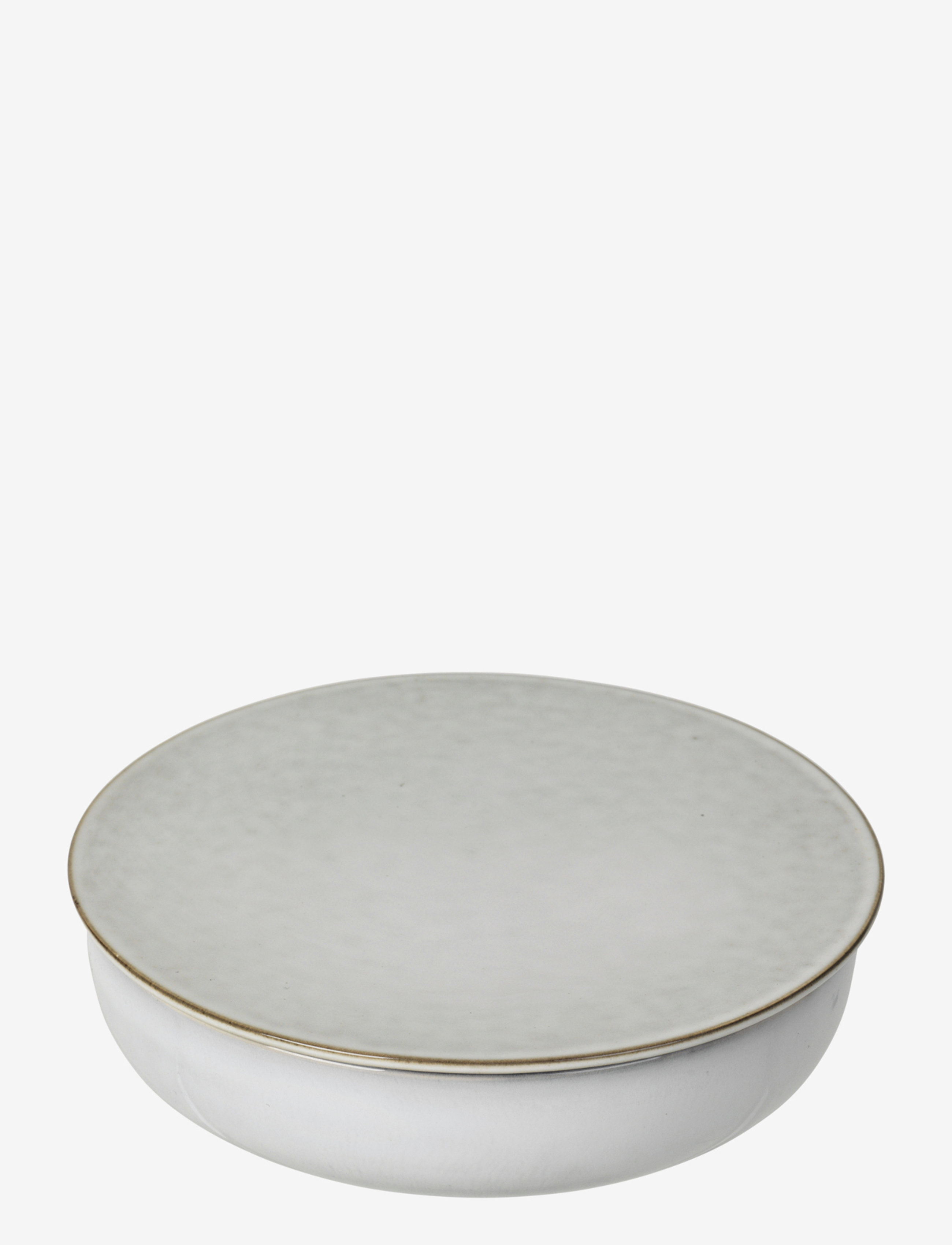 Broste Copenhagen Skål M/Låg 'Nordic Sand', Ø 17 cm, Cream, Bordservice > Skåle, Unisex