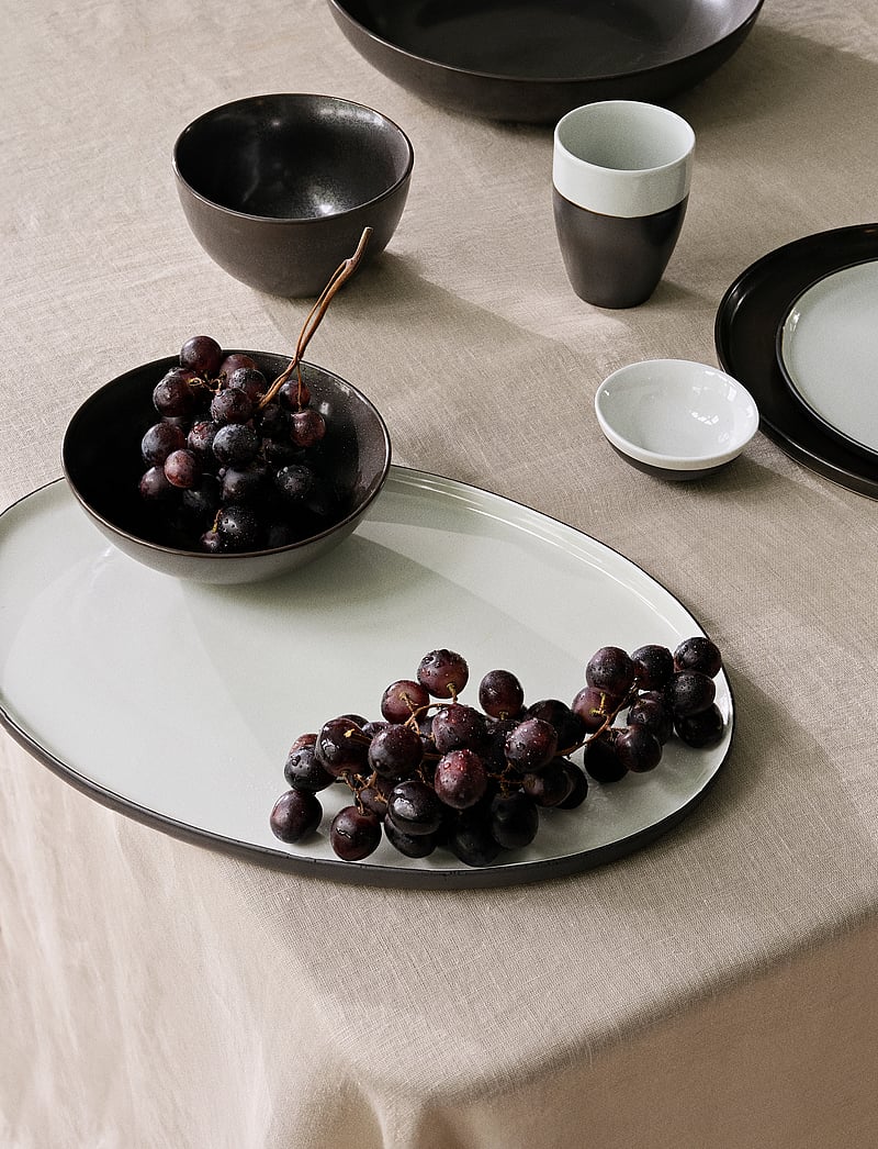 Broste Copenhagen - Salad plate Esrum night - osta hinna alusel - grey/brown - 1