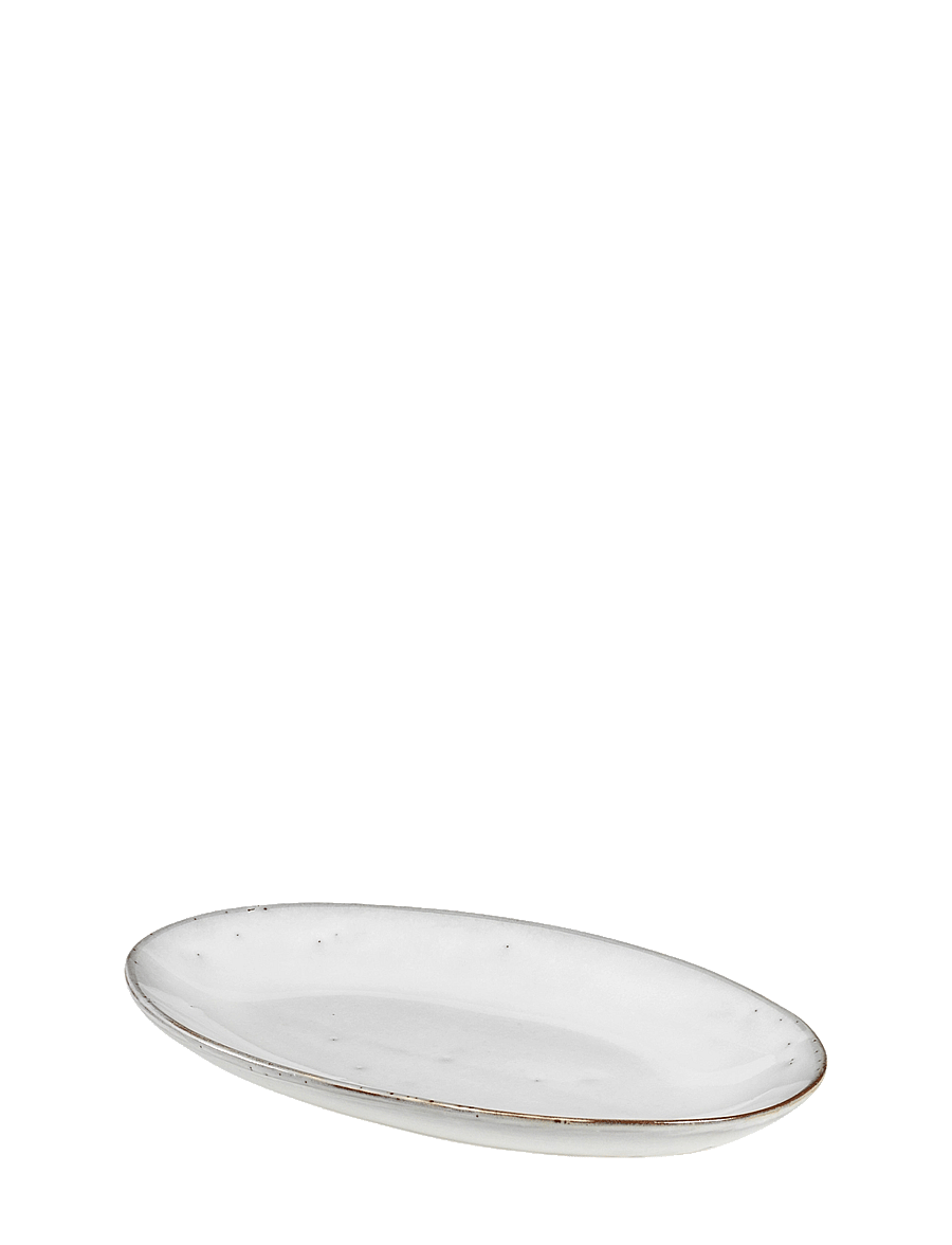Broste Copenhagen - Oval plate Nordic sand - frühstücksteller - sand - 1
