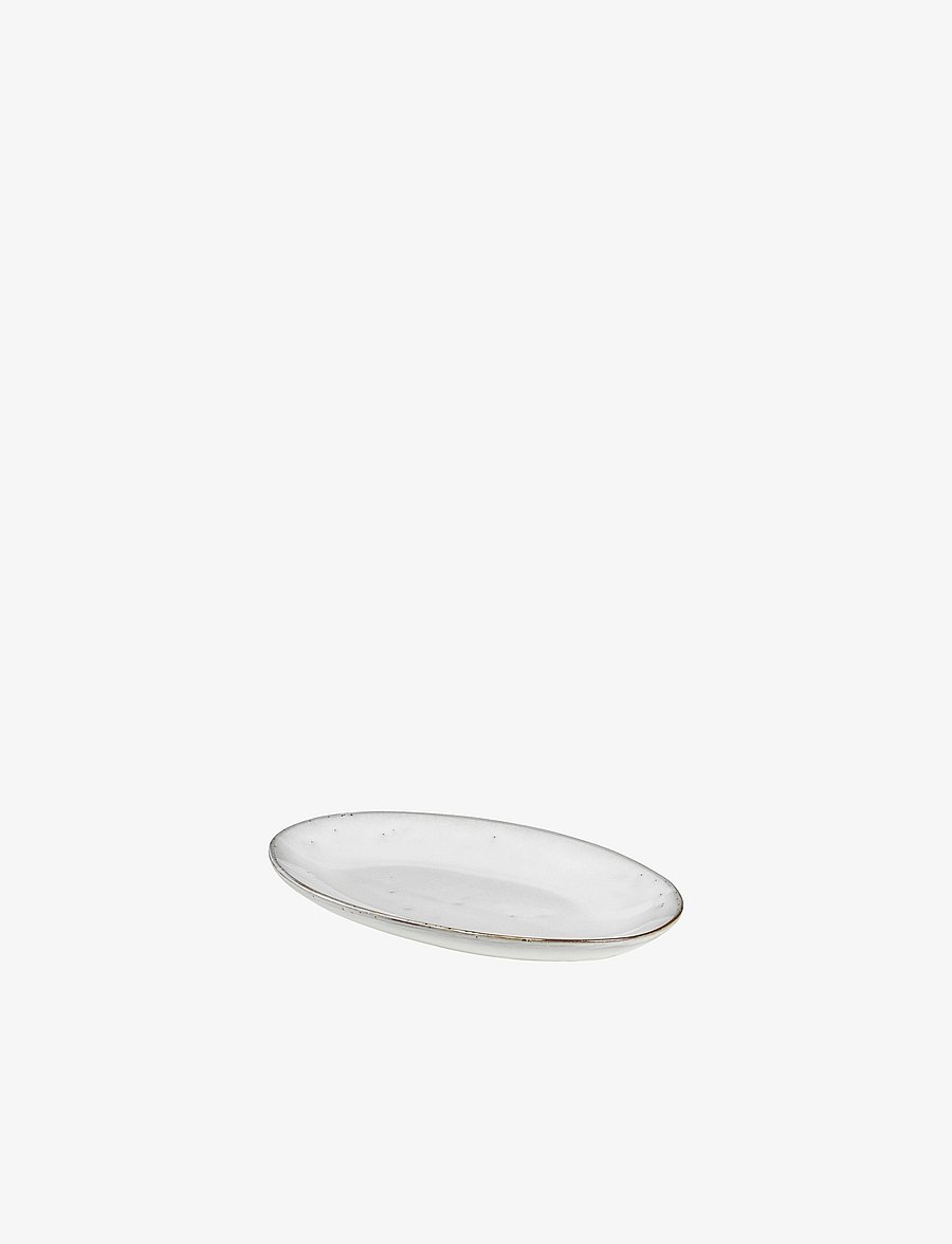 Broste Copenhagen - Oval plate Nordic sand - väikesed taldrikud - sand - 1